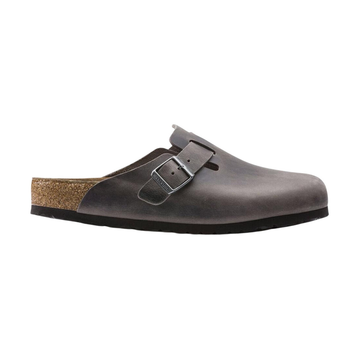 Τσόκαρα BIRKENSTOCK Boston Soft Footbed Oiled Leather Iron Grey