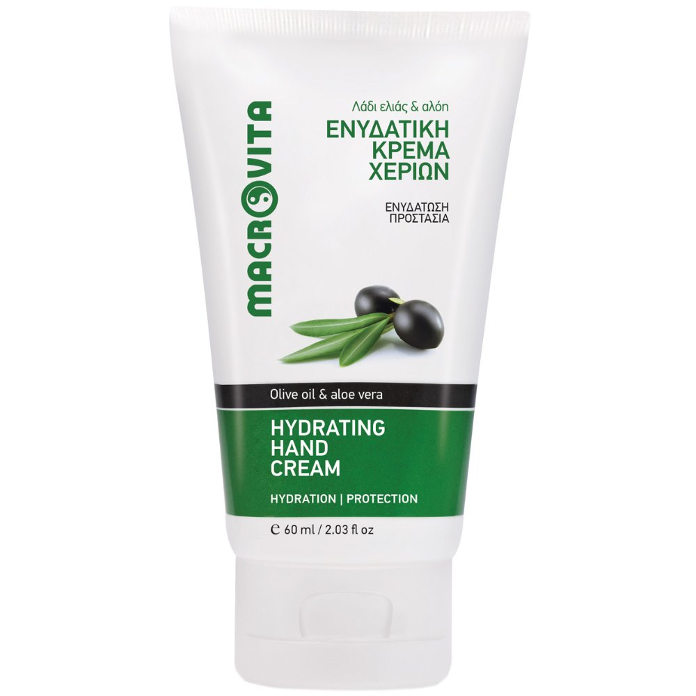 Macrovita Hydrating Hand Cream Ενυδατική Κρέμα Χεριών με Λάδι & Αλόη 60ml