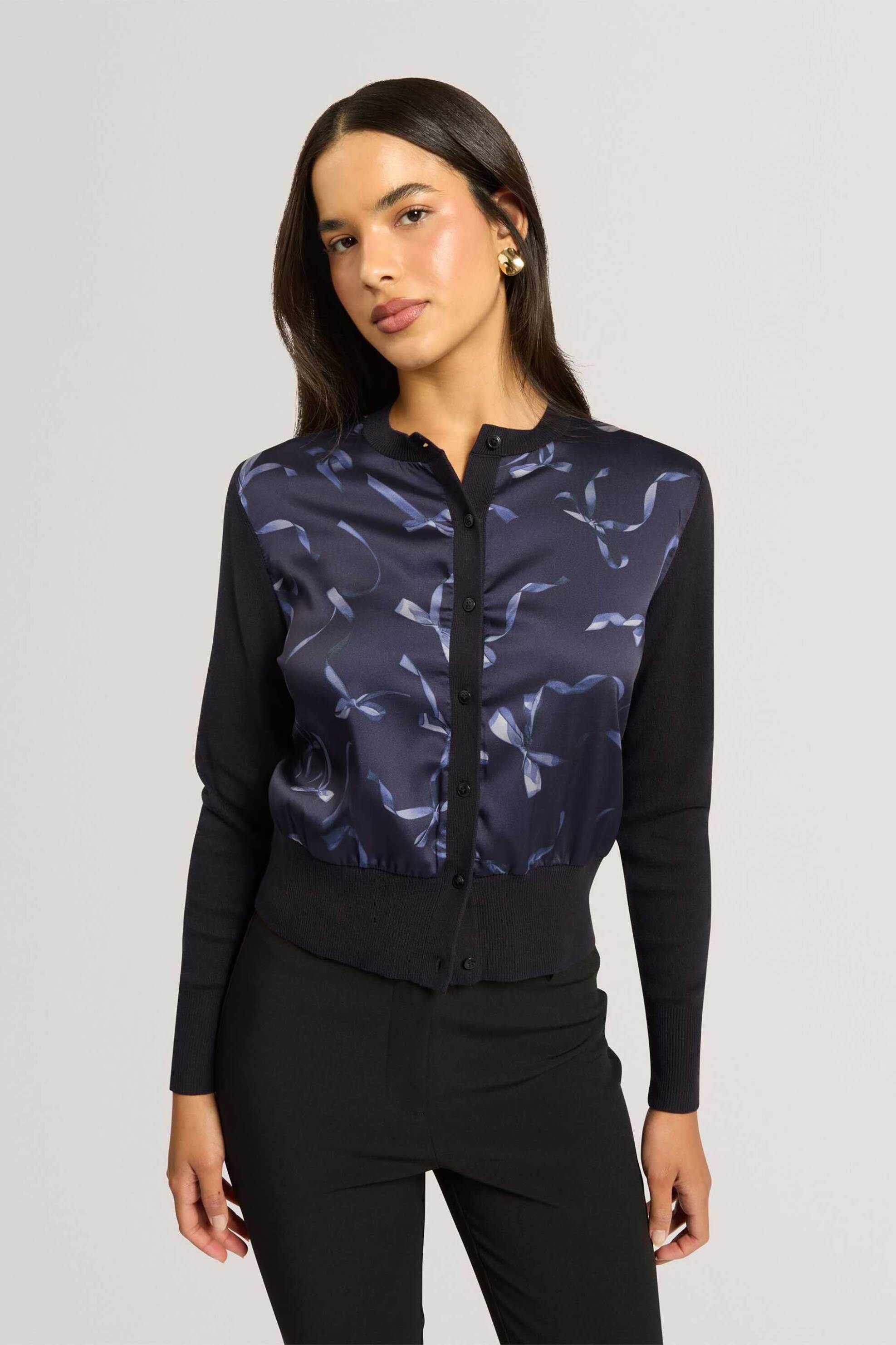 Ted Baker γυναικεία ζακέτα με bow print "Tayana"