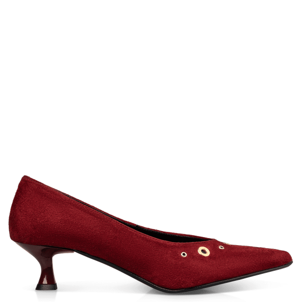 KITTEN HEEL PUMPS