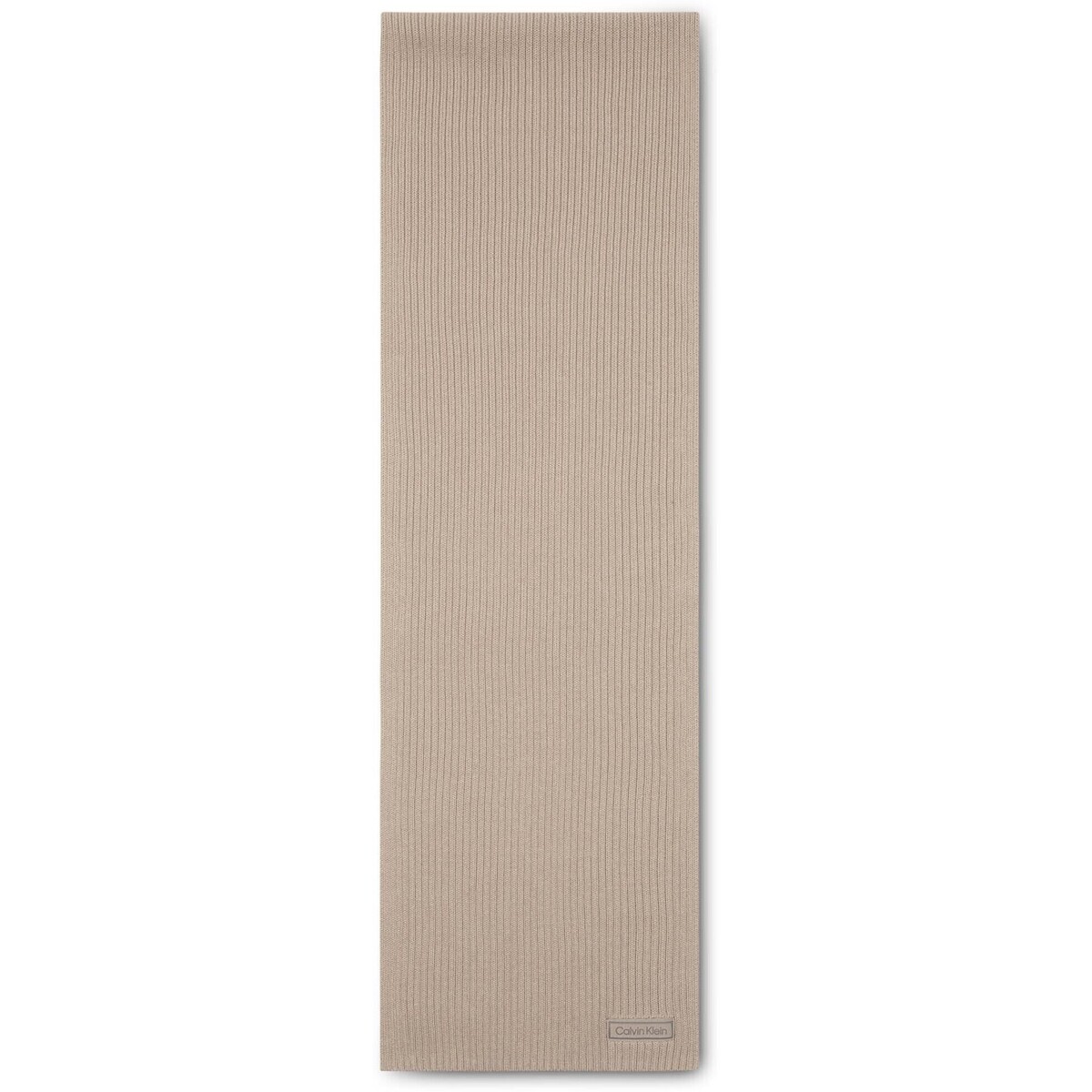 Κασκόλ Calvin Klein Jeans Patch Chunky Rib Cotton Scarf