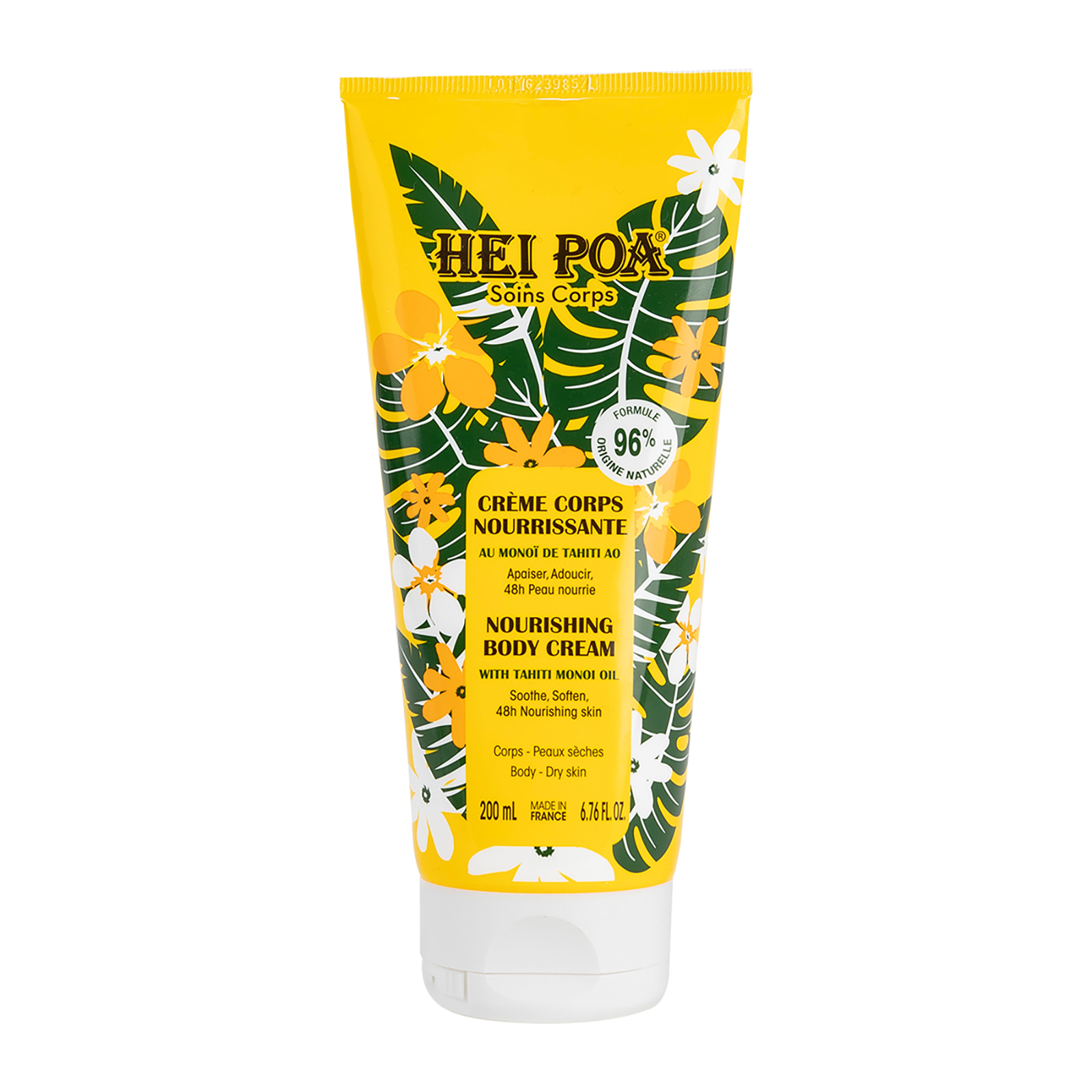 Nourishing Body Cream With Tahiti Monoi Oil 200ml