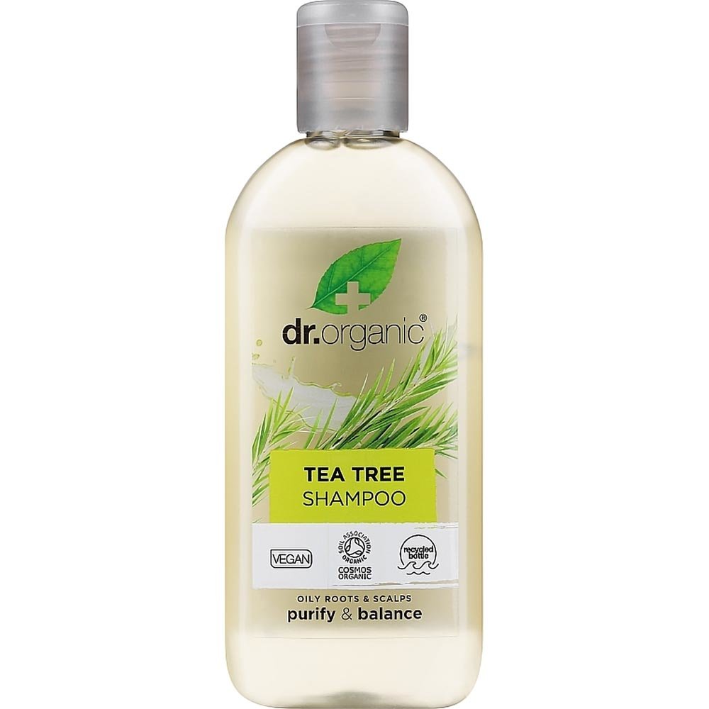 Dr Organic Tea Tree Shampoo Καταπραϋντικό & Ενυδατικό Σαμπουάν με Βιολογικό Τεϊόδεντρο 265ml