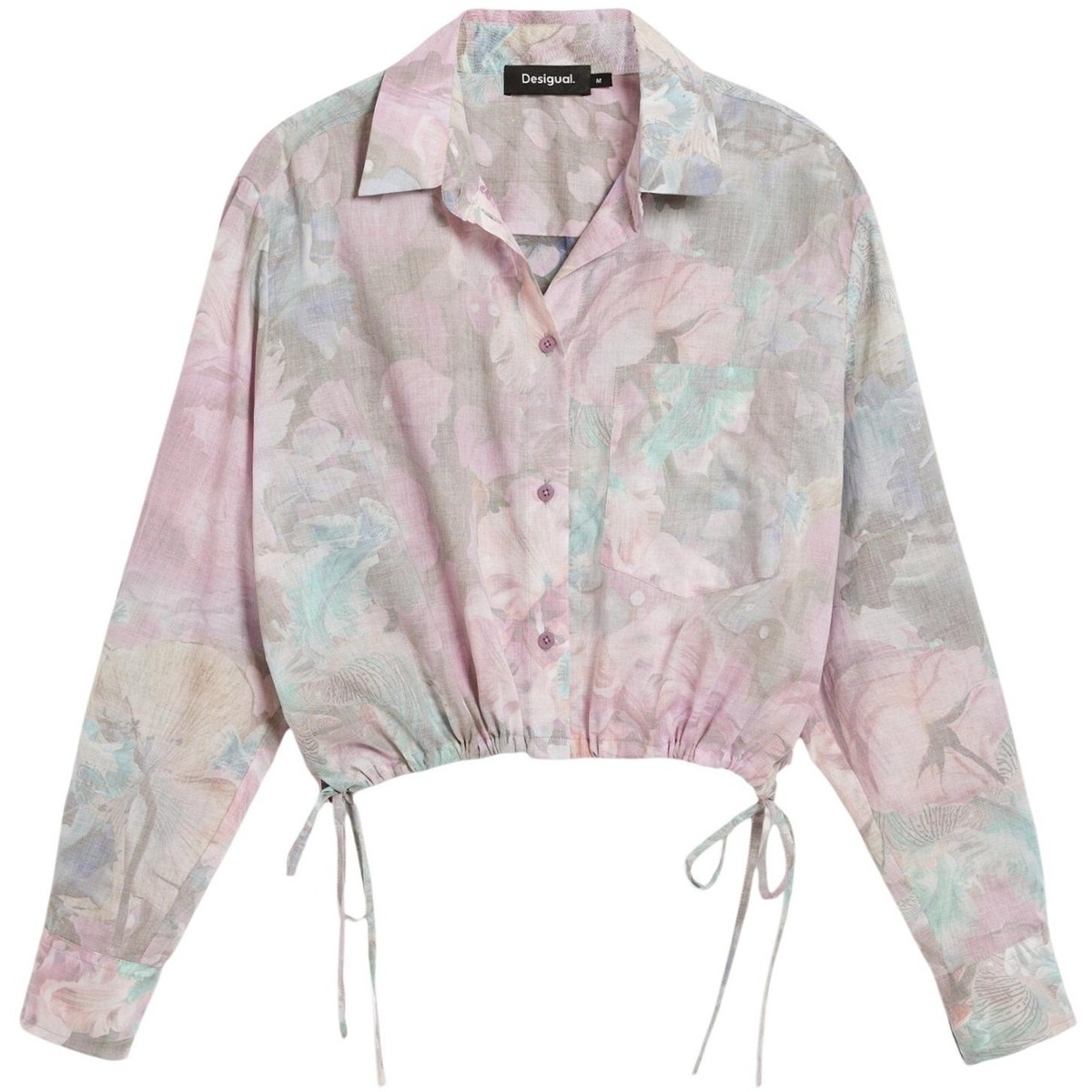 Πουκάμισα Desigual CAM_FLOWERS_LACRO 26SWCW25
