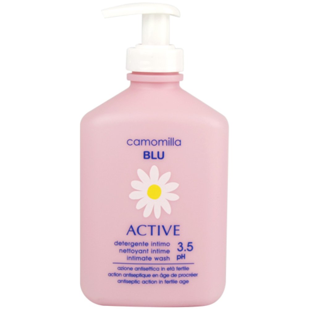 Camomilla Blu Active Intimate Wash Απαλή Λοσιόν που Προάγει την Κολπική Ισορροπία της Ευαίσθητης Περιοχής με Αντλία 300ml