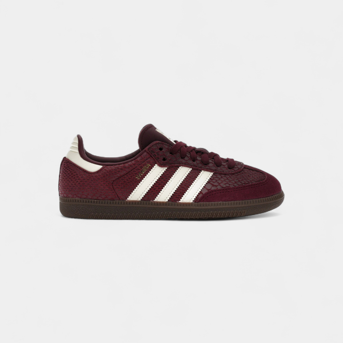 Sneakers adidas Samba OG Snakeskin Maroon Cream White (Women's)