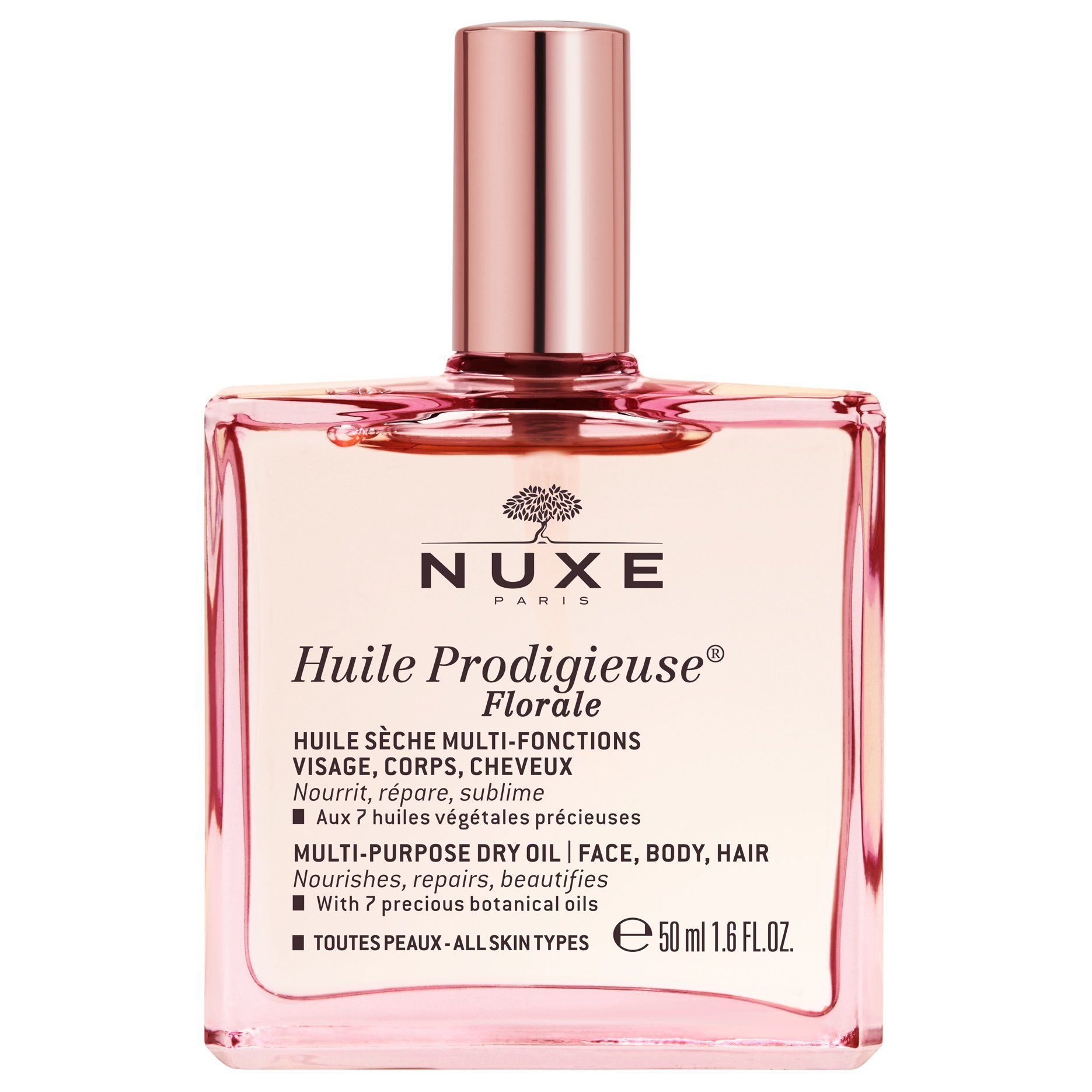 Nuxe Huile Prodigieuse Florale Multi-Purpose Dry Oil Πολυχρηστικό Ξηρό Λάδι για Πρόσωπο, Σώμα & Μαλλιά με Άρωμα Λουλουδιών 50ml