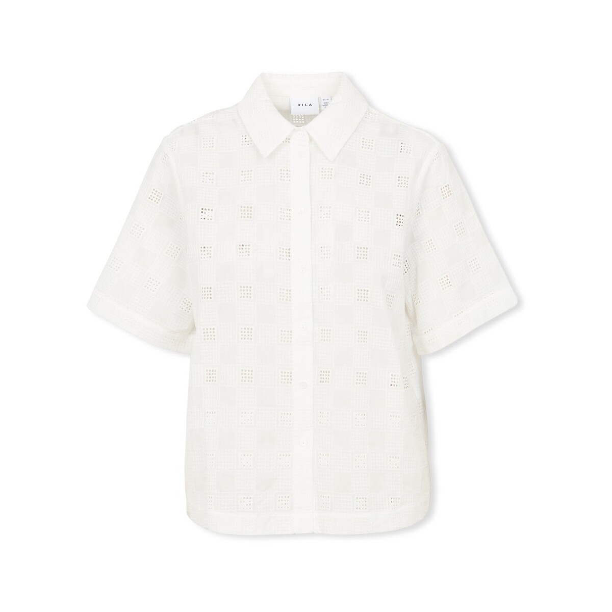 Μπλούζα Vila Lucie Shirt 2/4 - Cloud Dancer