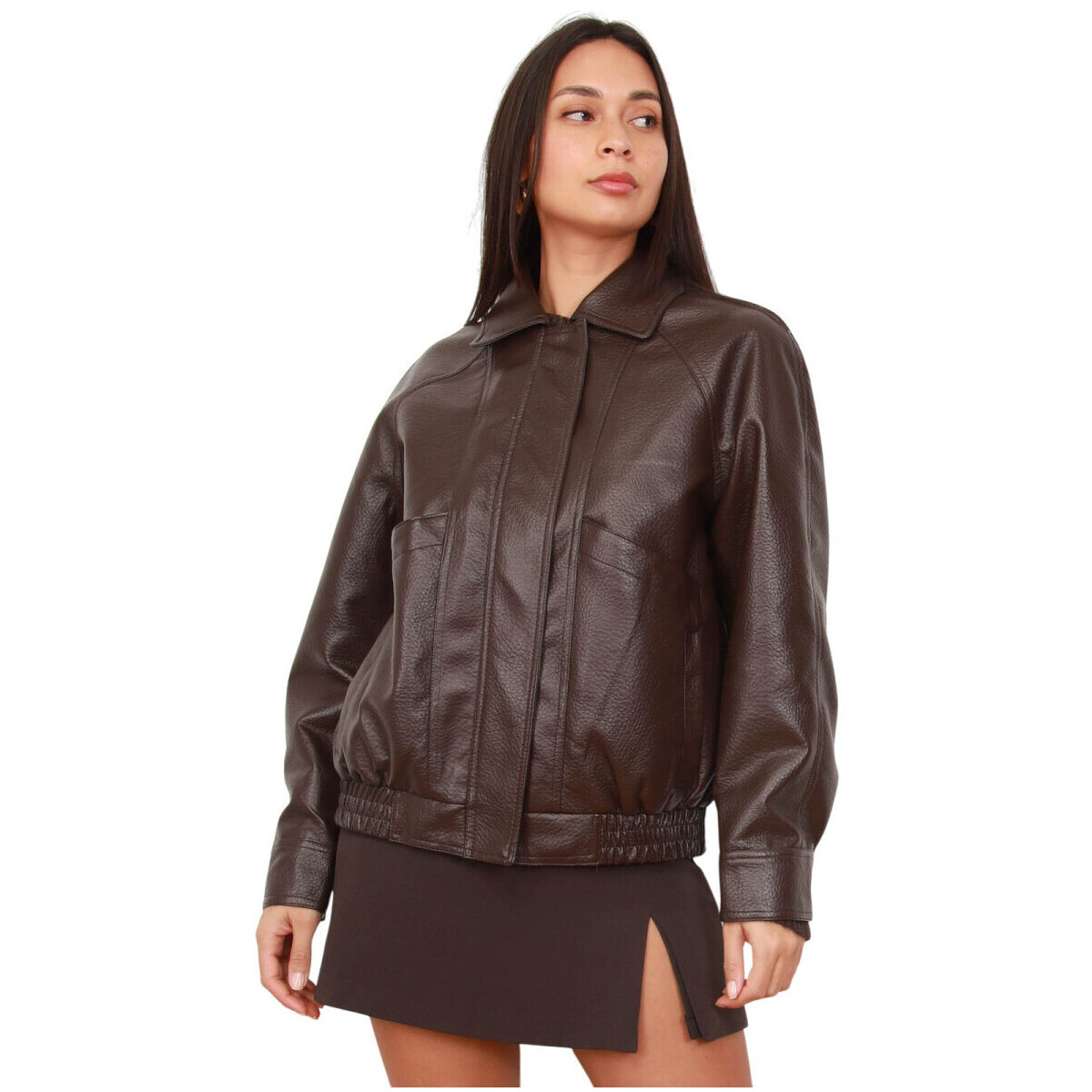 Δερμάτινο Μπουφάν La Modeuse 76745_P181776