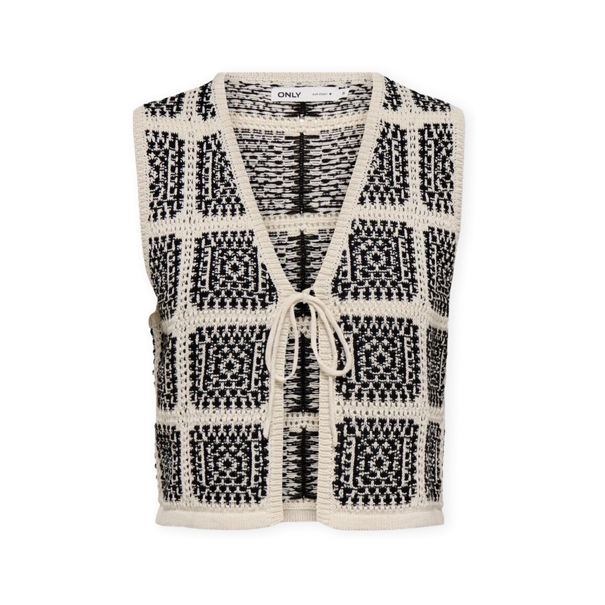 Μπλούζα Only Loa Vest - Birch/Black
