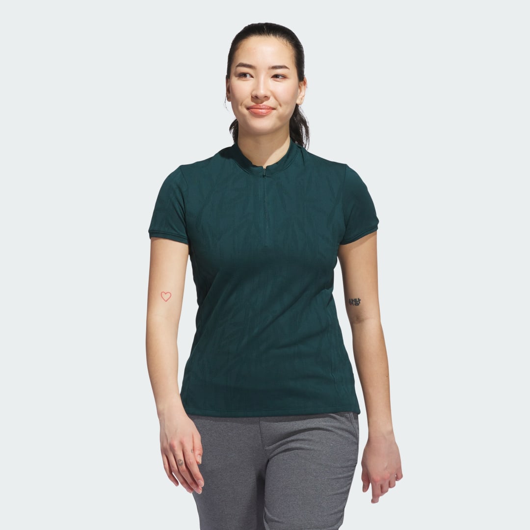 Κοντομάνικη μπλούζα polo Go-to Jacquard