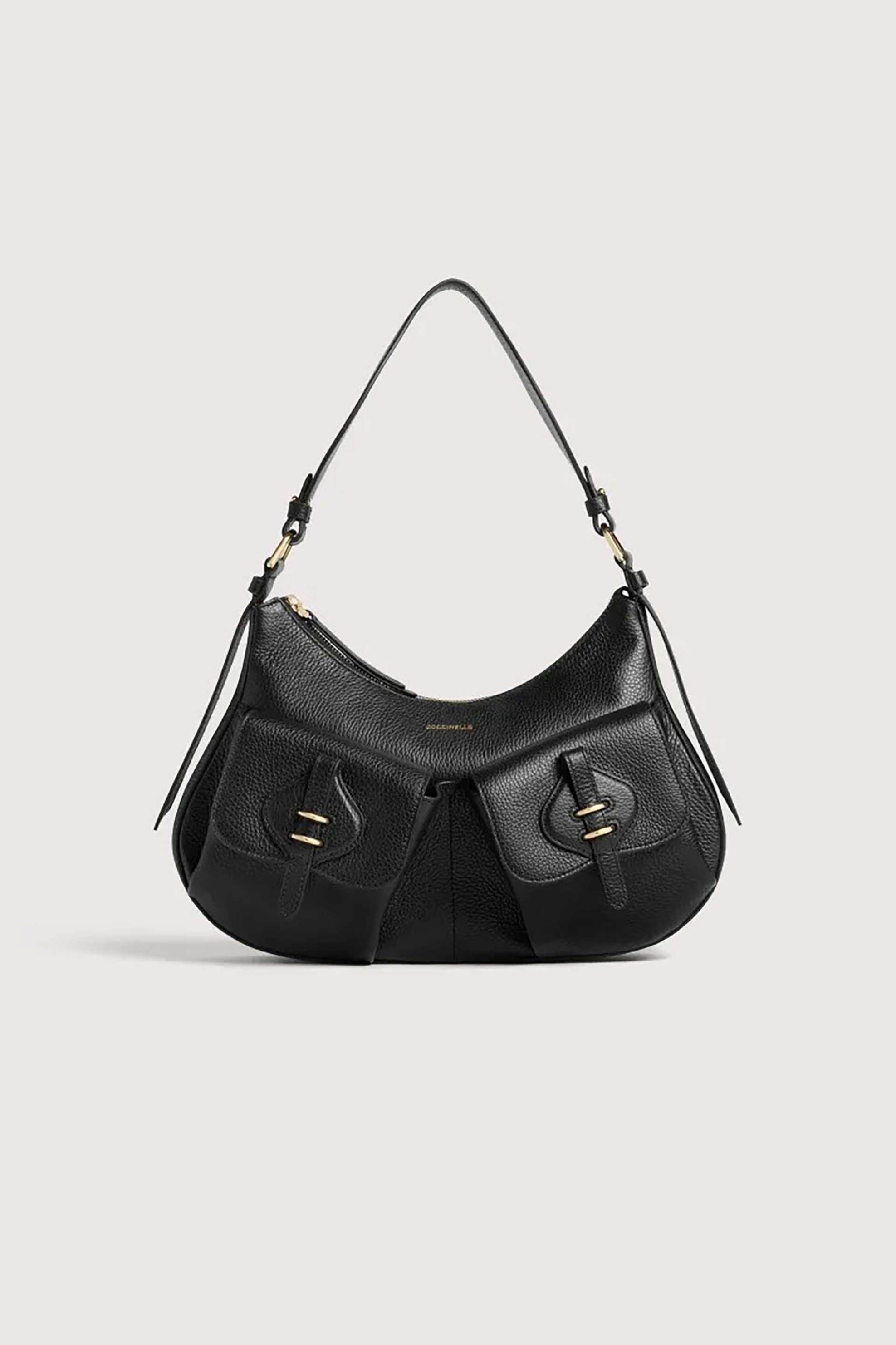 Coccinelle γυναικεία δερμάτινη τσάντα ώμου "Mavery Pocket Medium"