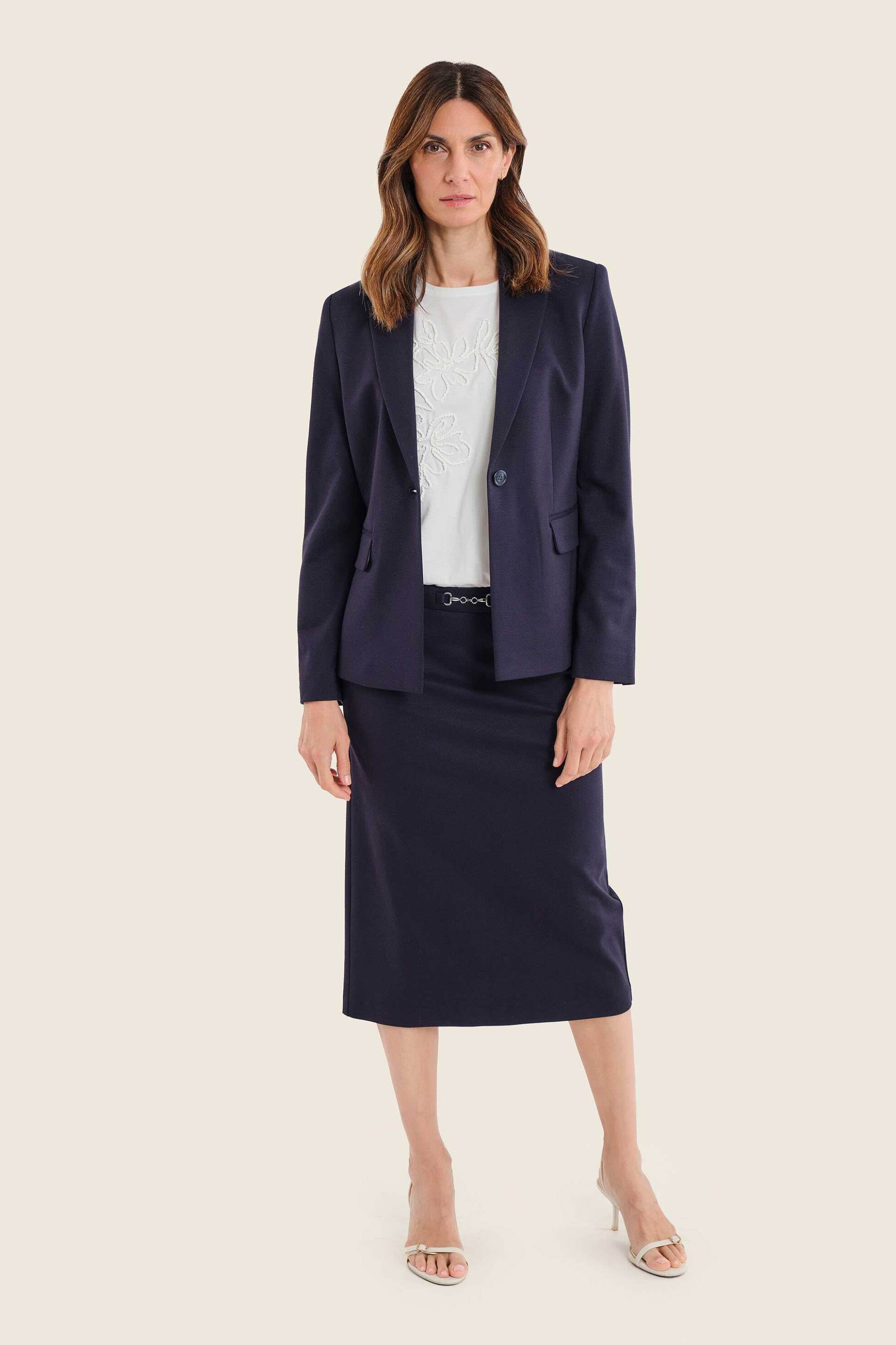Gerry Weber γυναικεία φούστα pencil με μεταλλική λεπτομέρεια