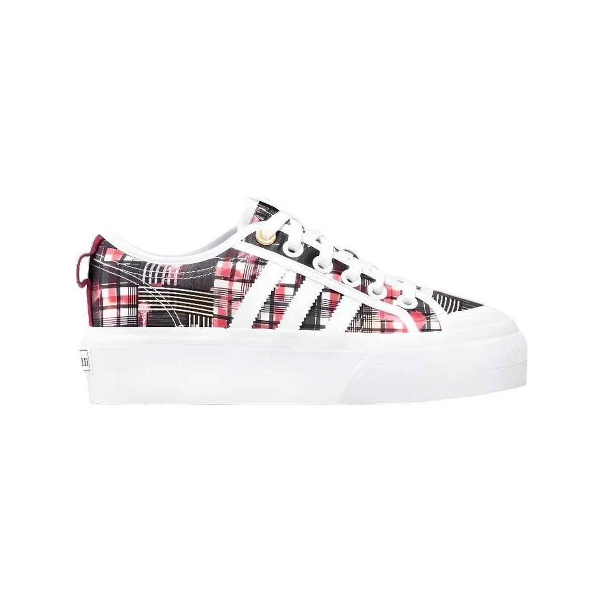 Sneakers adidas Baskets Nizza Platform W à carreaux