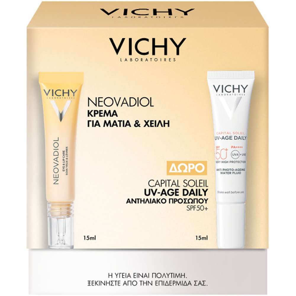 Vichy Promo Neovadiol Multi-Correction for Eyes & Lips 15ml & Δώρο Capital Soleil Spf50+ UV- Age Daily 15ml