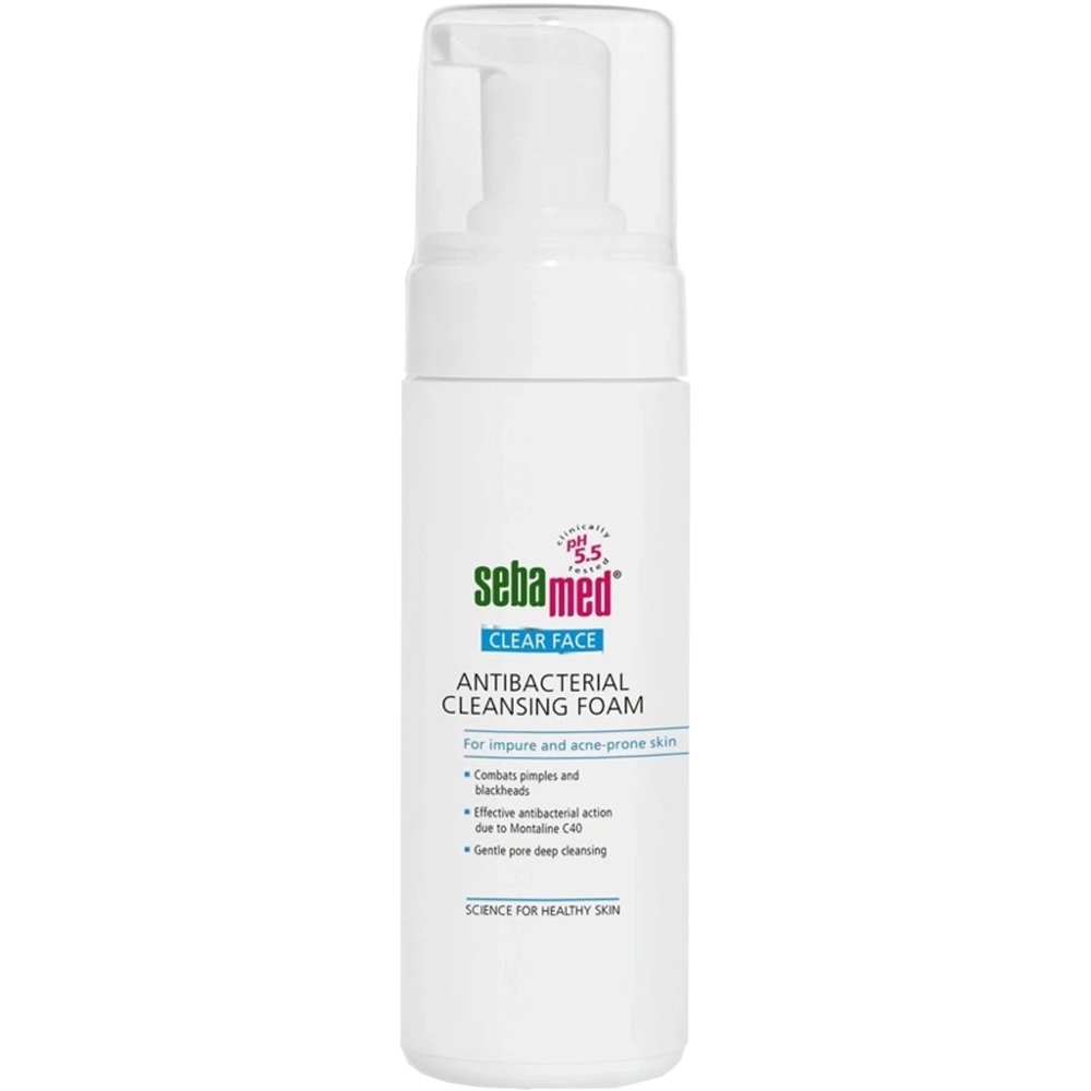 Sebamed Clear Face Antibcterial Cleansing Foam Αντιβακτηριδιακός Αφρός Καθαρισμού Προσώπου 150ml