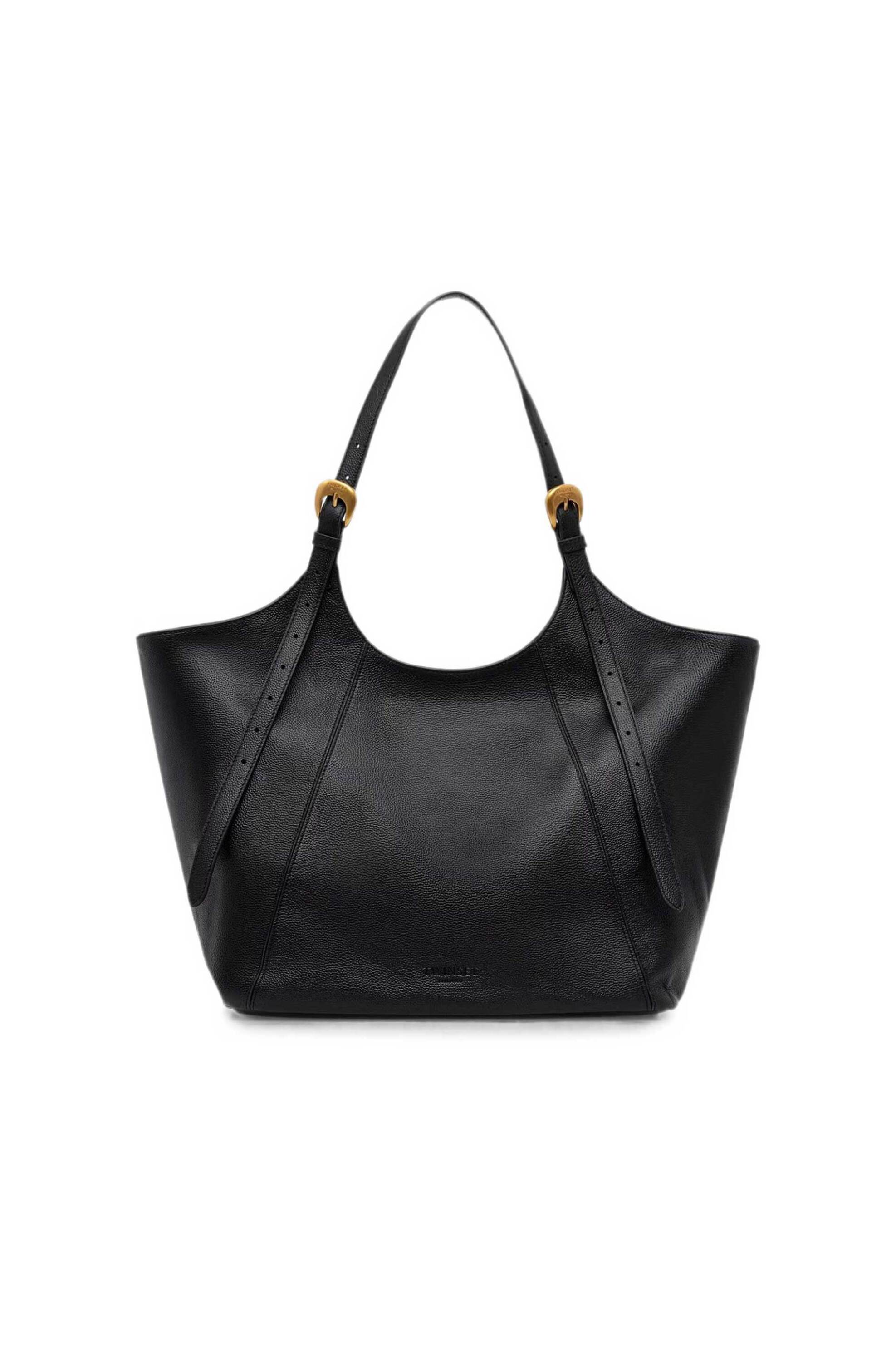 Twinset γυναικεία τσάντα ώμου shopper με μεταλλικές αγκράφες | ONE SIZE