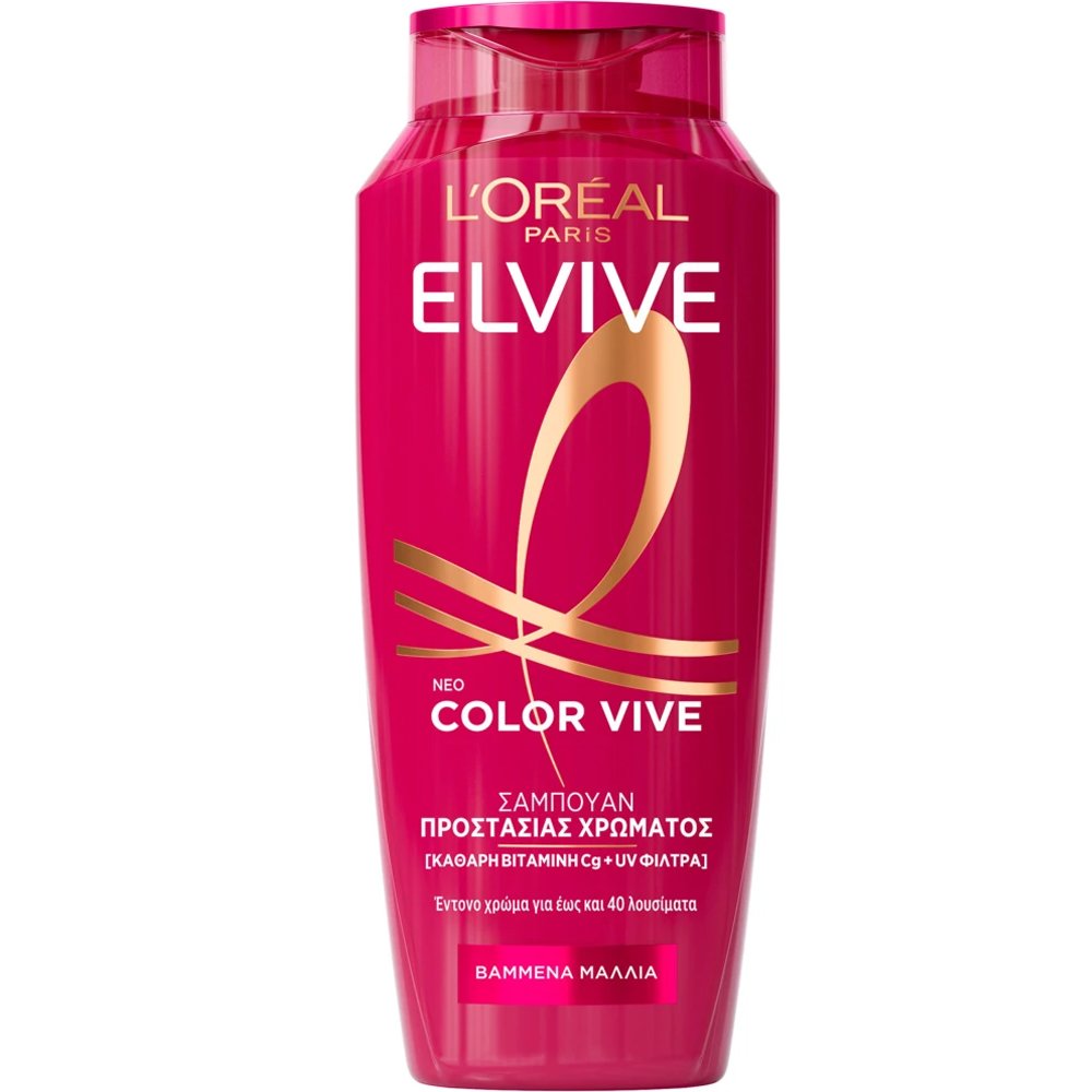 L'Oreal Paris Elvive Color Vive Shampoo Σαμπουάν Περιποίησης για Βαμμένα Μαλλιά με Εκχύλισμα Παιώνιας 400ml
