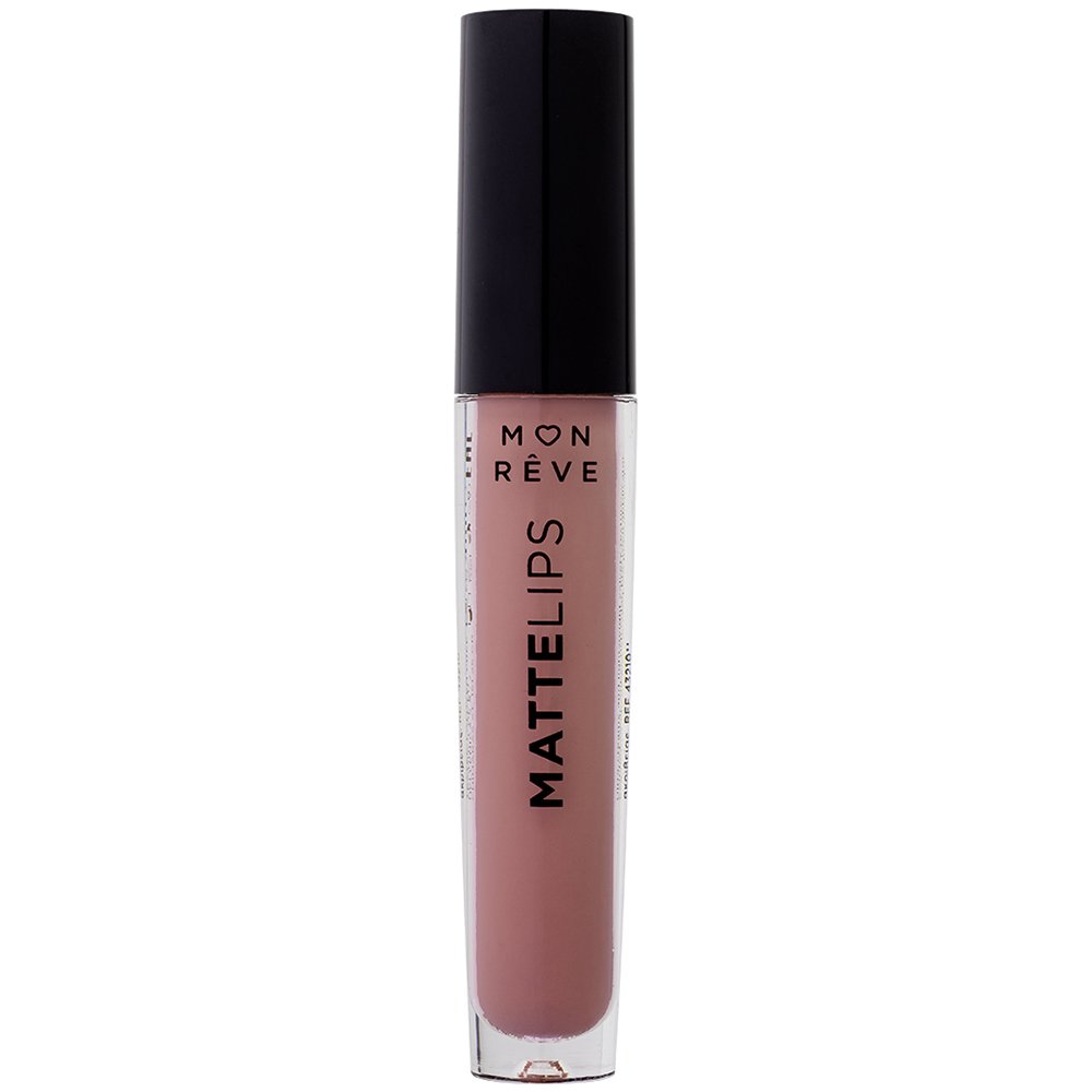 Mon Reve Matte Lips Liquid Lipstick Υγρό Ματ Κραγιόν με Πλούσιο Χρώμα Μεγάλης Διάρκειας 4ml - 18