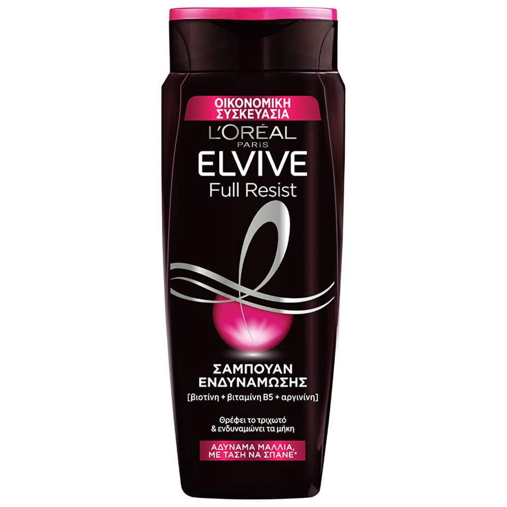 L'Oreal Paris Elvive Full Resist Shampoo Θρεπτικό Σαμπουάν για Αδύναμα Μαλλιά με Τάση να Σπάνε 700ml