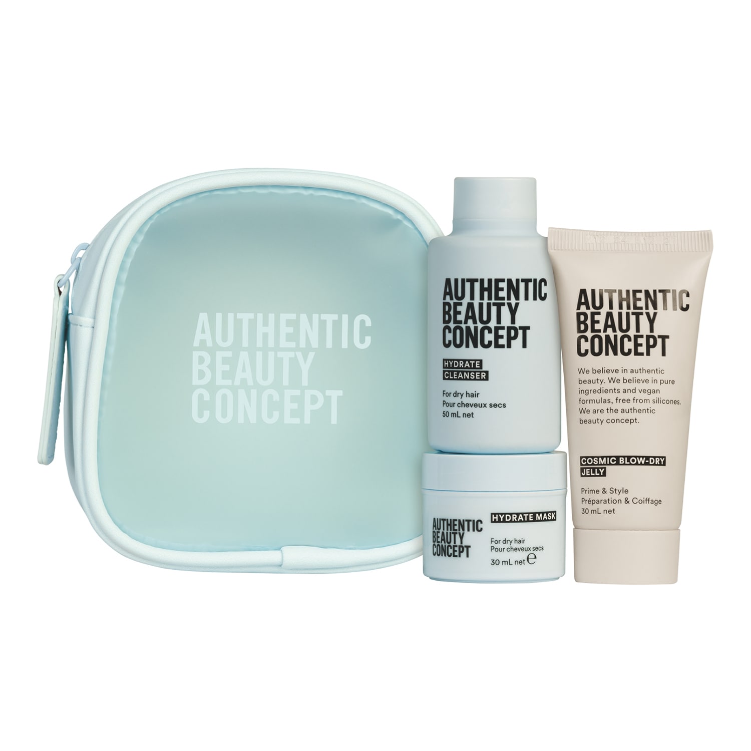 Authentic Beauty Concept - Hydrate & Style - Σετ περιποίησης μαλλιών για ενυδάτωση και όγκο | 30 ml