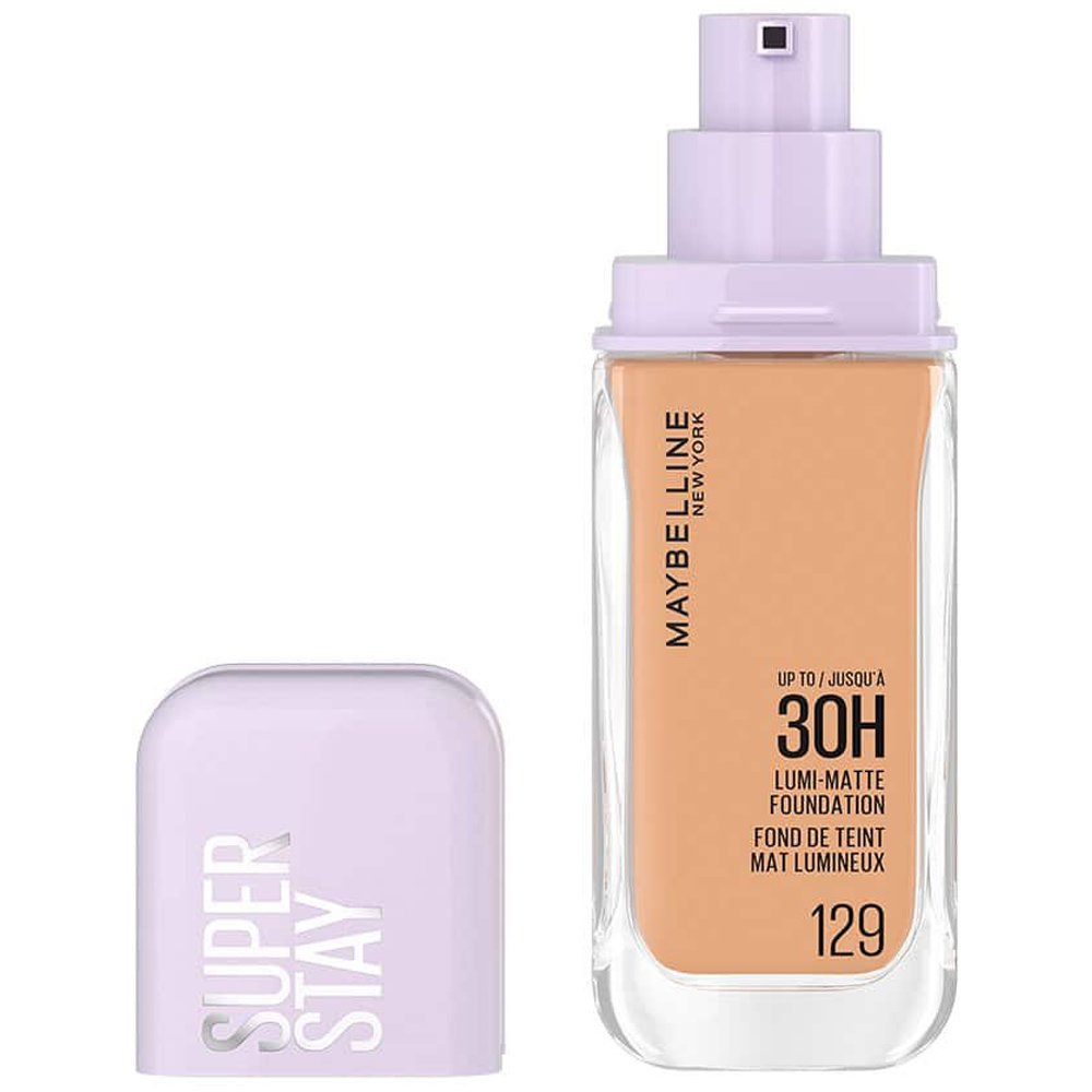 Maybelline Super Stay Lumi Matte Foundation Υγρό Βελούδινο Ματ Foundation Μεγάλης Διάρκειας 35ml - 129