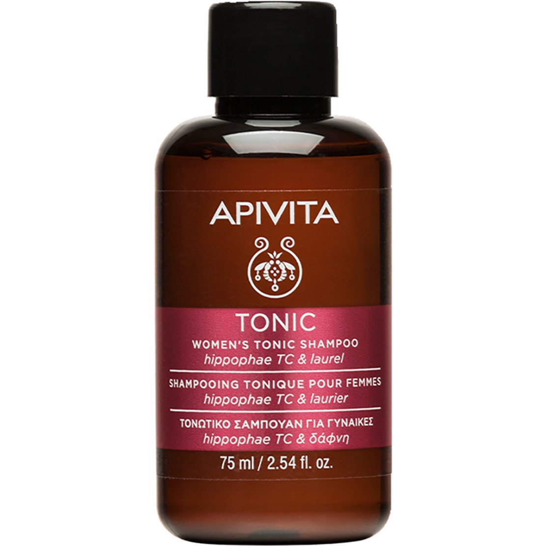 Apivita Women's Tonic Shampoo with Hippophae TC & Laurel Travel Size Τονωτικό Σαμπουάν Κατά της Τριχόπτωσης για Γυναίκες με Ιπποφαές & Δάφνη 75ml