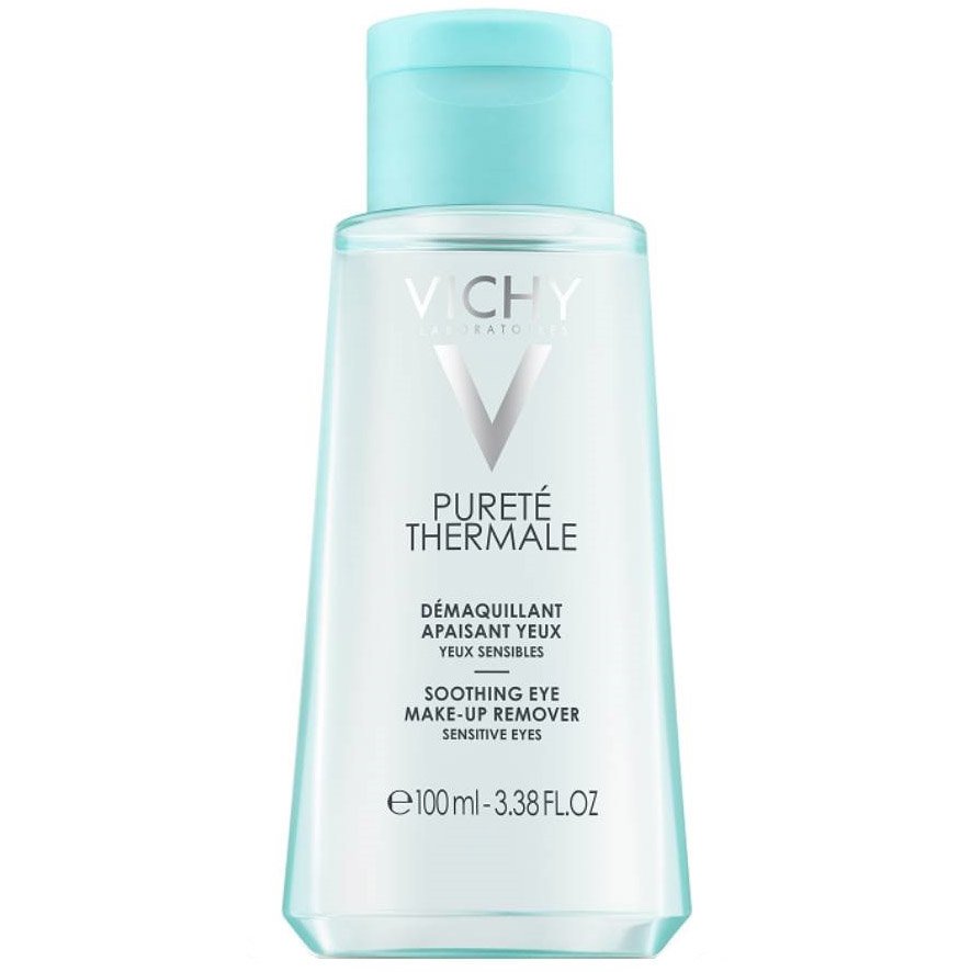 Vichy Purete Thermale Soothing Eye Make-Up Remover Ντεμακιγιάζ Ματιών για Ευαίσθητα Μάτια 100ml