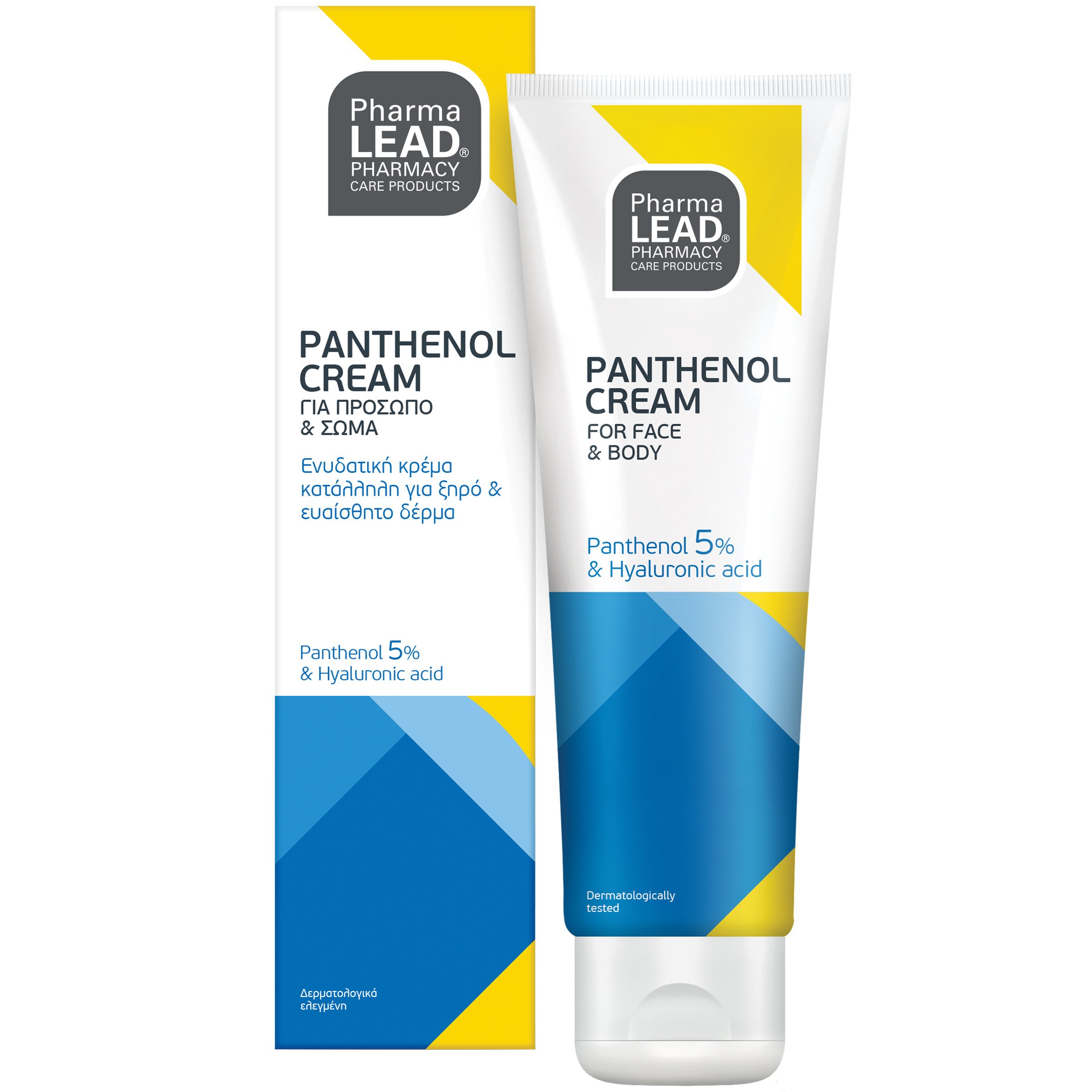Pharmalead Panthenol Face & Body Cream Ενυδατική & Καταπραϋντική Κρέμα για Πρόσωπο & Σώμα Ιδανική για Ξηρό, Αφυδατωμένο & Ερεθισμένο Δέρμα με Πανθενόλη 100ml
