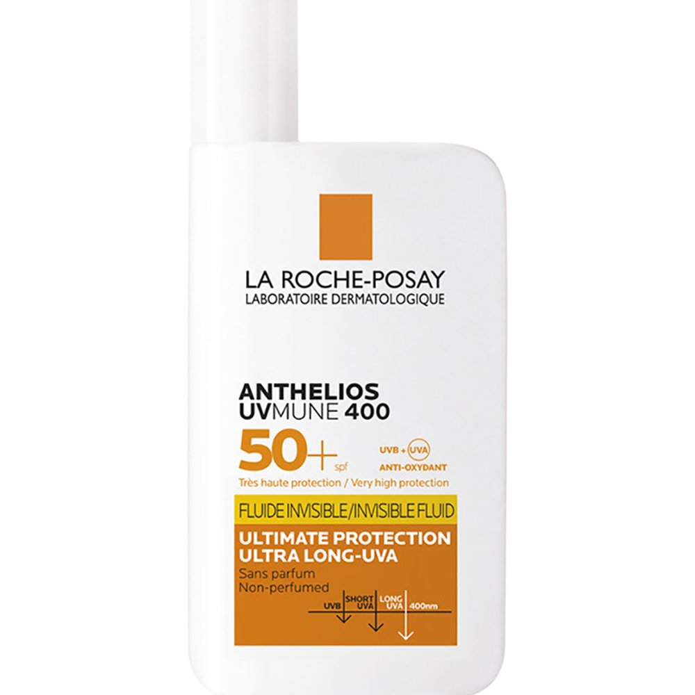 La Roche Posay Anthelios UVMune 400 Spf50+ Invisible Fluide Αντηλιακό Προσώπου Πολύ Υψηλής Αντηλιακής Προστασίας Χωρίς Άρωμα 50ml