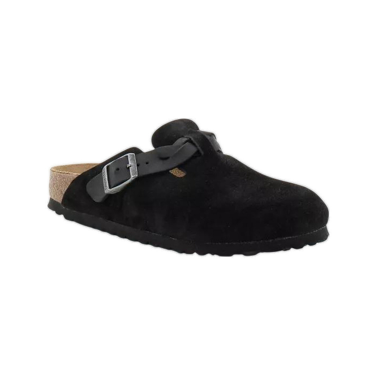 Mules BIRKENSTOCK Mocassins Boston Braided daim
