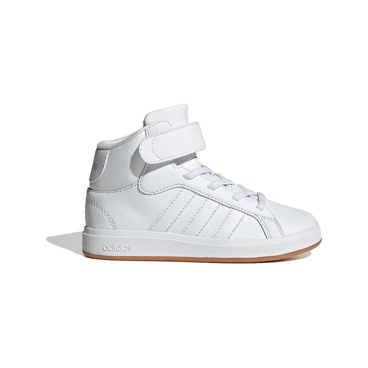 Ψηλά Sneakers adidas Baskets grand court mi-hauteur blanc/vert