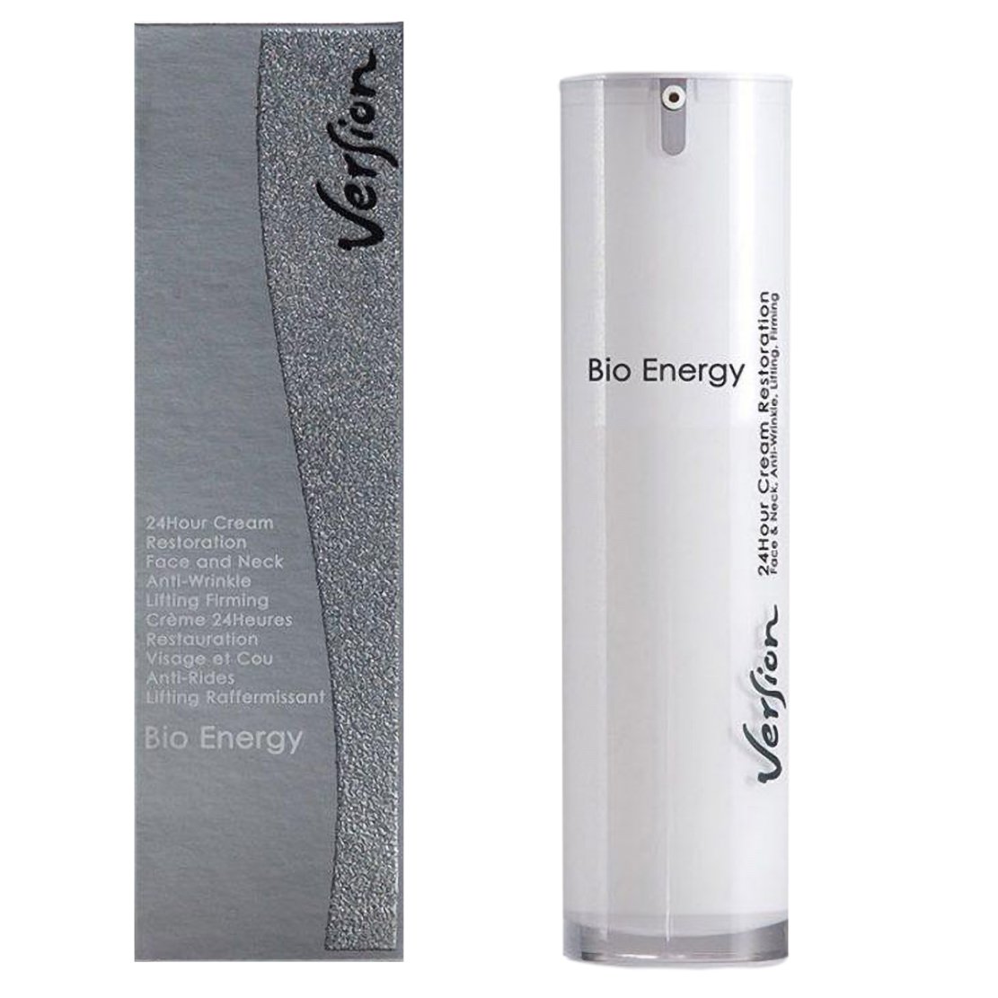 Version Bio Energy 24 Hour Cream Face & Neck Anti Wrinkle Lifting Firming 24ωρη Αντιρυτιδική Κρέμα Προσώπου, Λαιμού & Ματιών για Σύσφιξη & Ανόρθωση 50ml