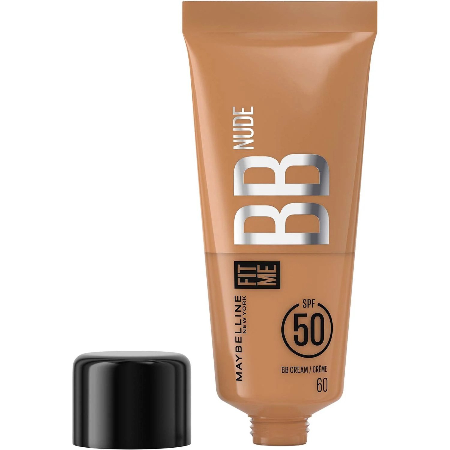 Maybeline Fit Me Nude BB Cream Spf50 Κρέμα Προσώπου Υψηλής Προστασίας με Χρώμα για Φυσική Κάλυψη 30ml - 60