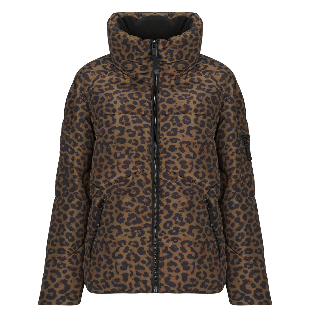 Χοντρό μπουφάν Guess MARTINA PRINT