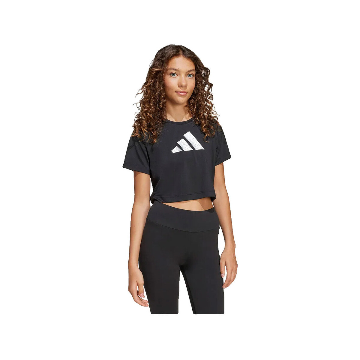 T-shirt με κοντά μανίκια adidas T-shirt Training Essentials Glam Print noir
