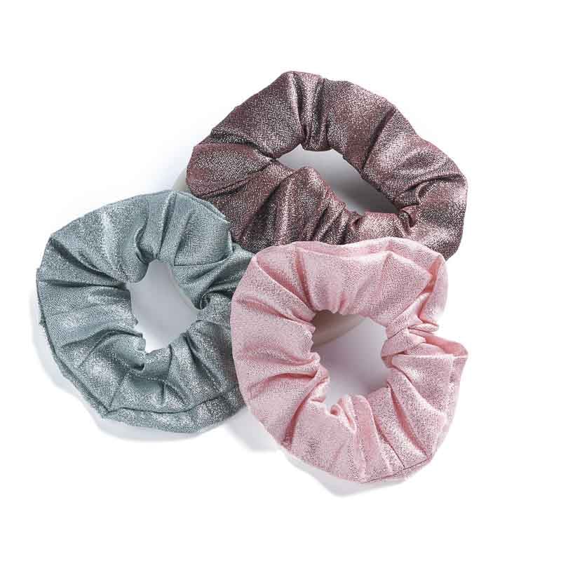 Υφασμάτινα Scrunchies Μαλλιών με Glitter