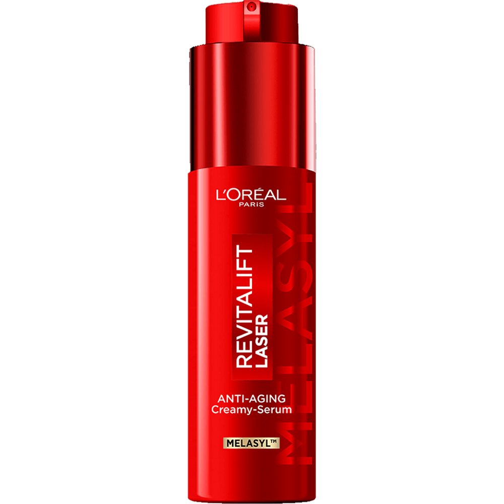 L'Oreal Paris Revitalift Laser Triple Anti-Ageing Creamy Serum Κρεμώδης Ορός Προσώπου Αντιγήρανσης με Νιασιναμίδη & Βιταμίνη C 50ml