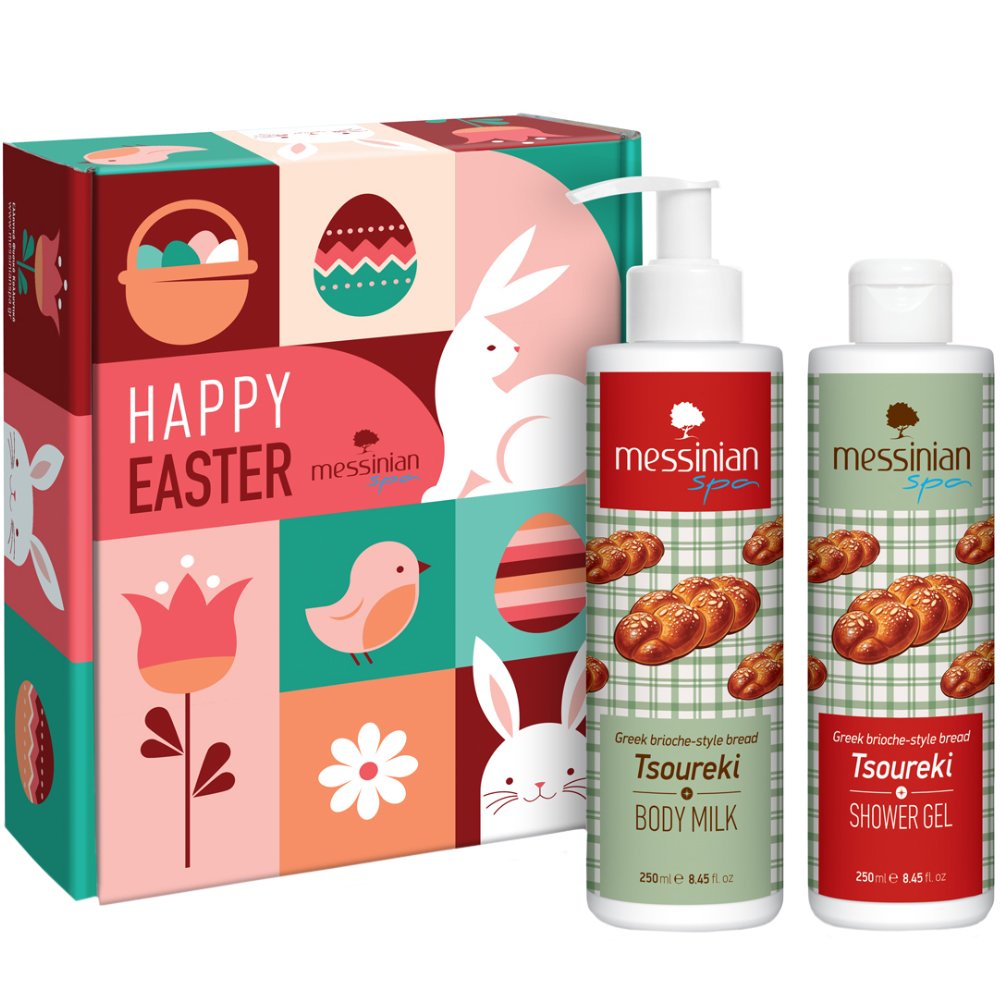 Messinian Spa Promo Tsoureki Shower Gel 250ml & Body Milk 250ml