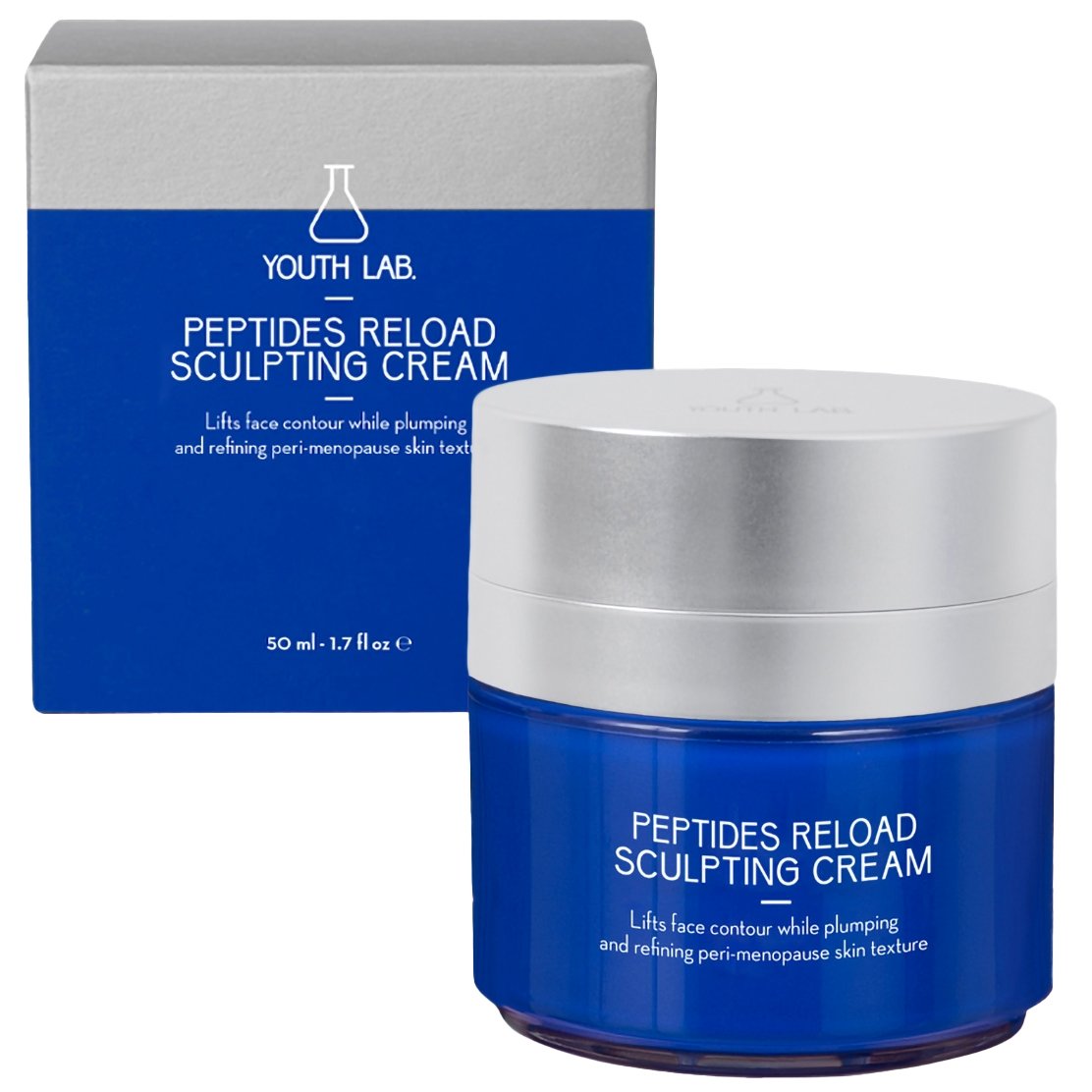 Youth Lab Peptides Reload Sculpting Face, Neck & Decollete Cream Αντιγηραντική Κρέμα με Πεπτίδια για Ολική Αναδόμηση σε Πρόσωπο, Λαιμό & Ντεκολτέ 50ml
