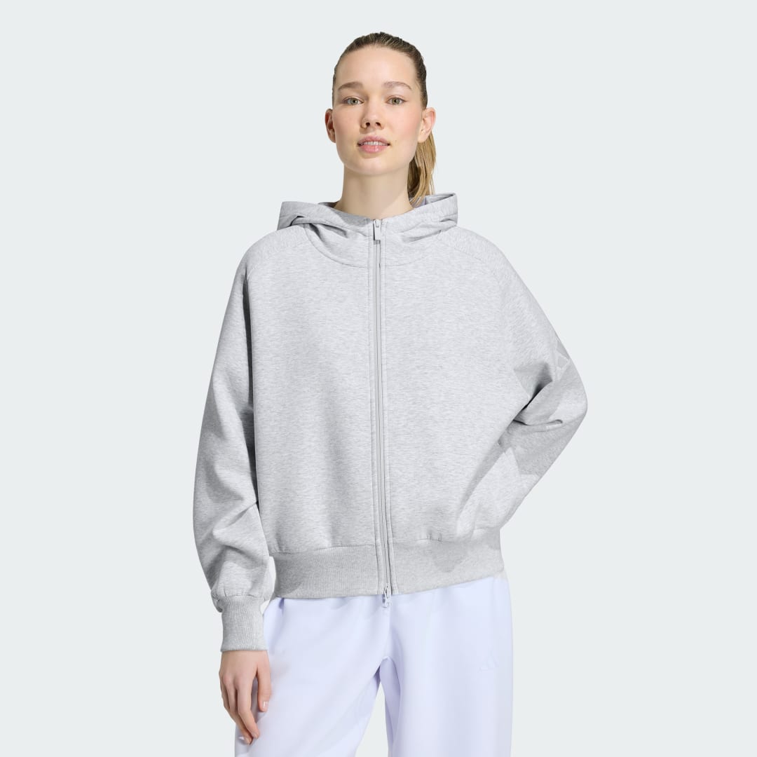 HOODIE SOFT LUX ΜΕ ΦΕΡΜΟΥΑΡ ΣΕ ΟΛΟ ΤΟ ΜΗΚΟΣ