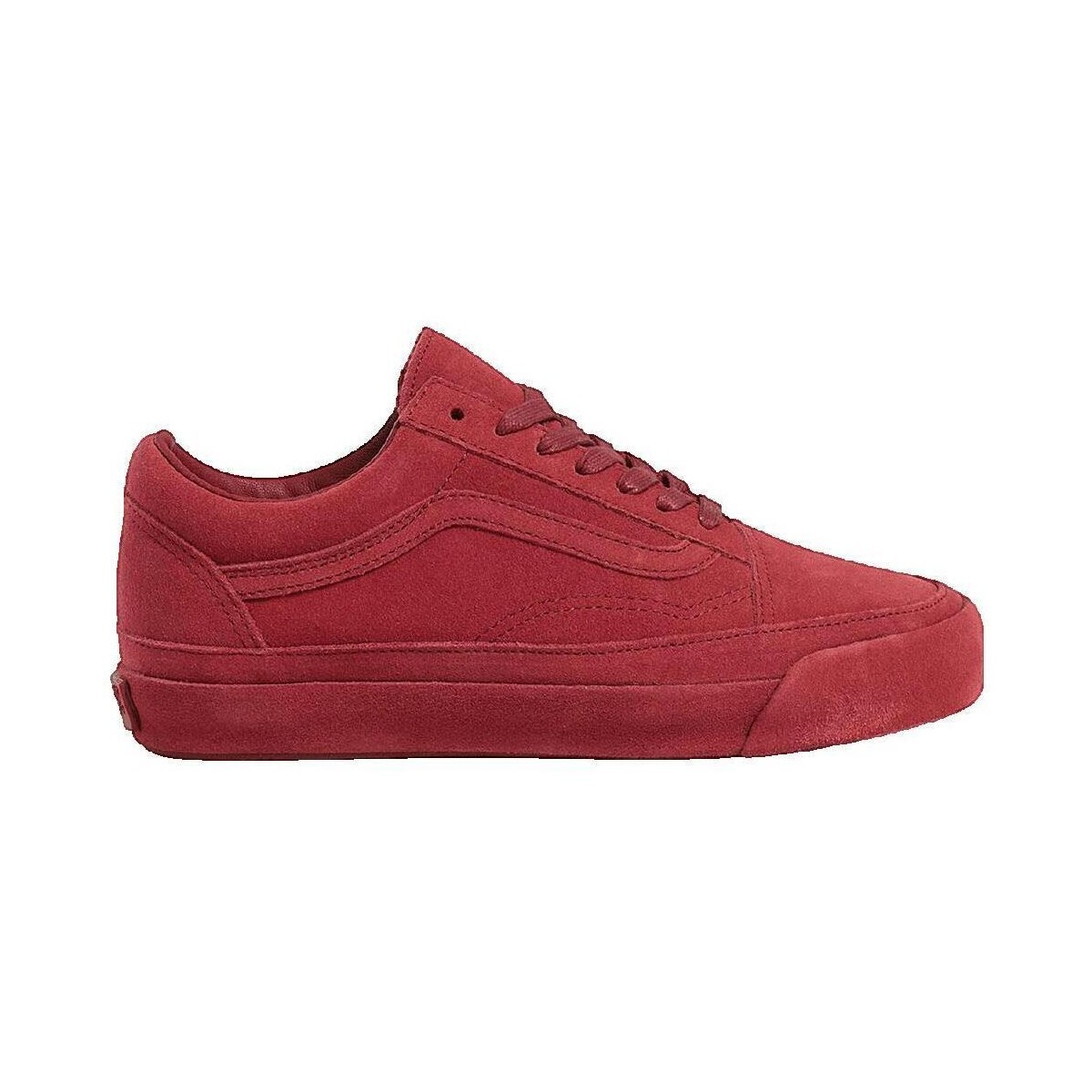 Xαμηλά Sneakers Vans Basket Premium Old Skool 36 en daim rouge