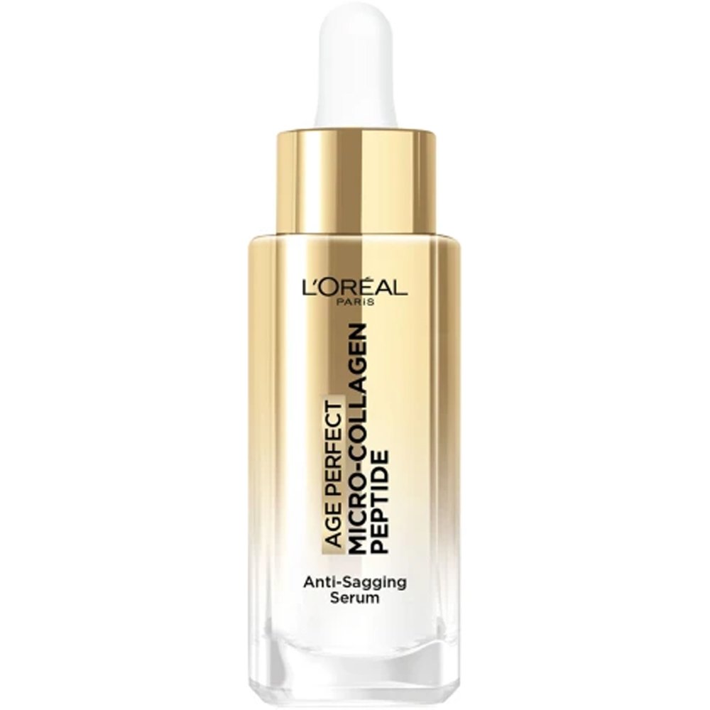 L'Oreal Paris Age Perfect Micro-Collagen Anti-Sagging Firming Serum Συσφιγκτικός Ορός Προσώπου με Πεπτίδια Μικρο-Κολλαγόνου & Νιασιναμίδη 30ml