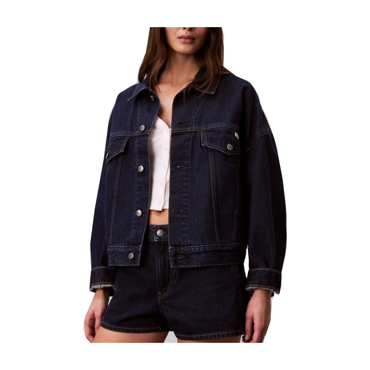 Τζιν Μπουφάν/Jacket Calvin Klein Jeans Lv047f780g