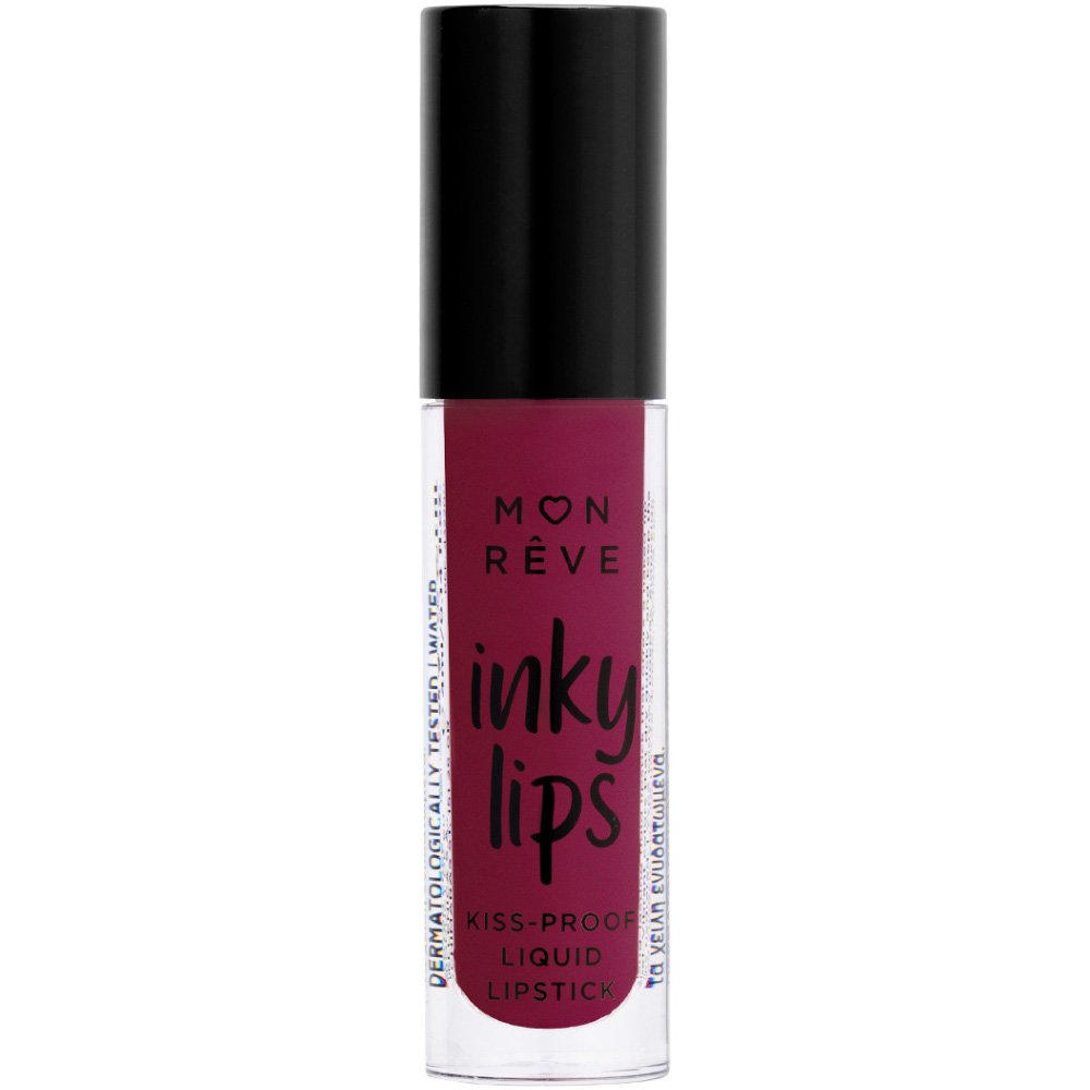 Mon Reve Inky Lips Kiss - Proof Liquid Matte Lipstick Εξαιρετικά Σταθερό Υγρό Ματ Κραγιόν 4ml - 22