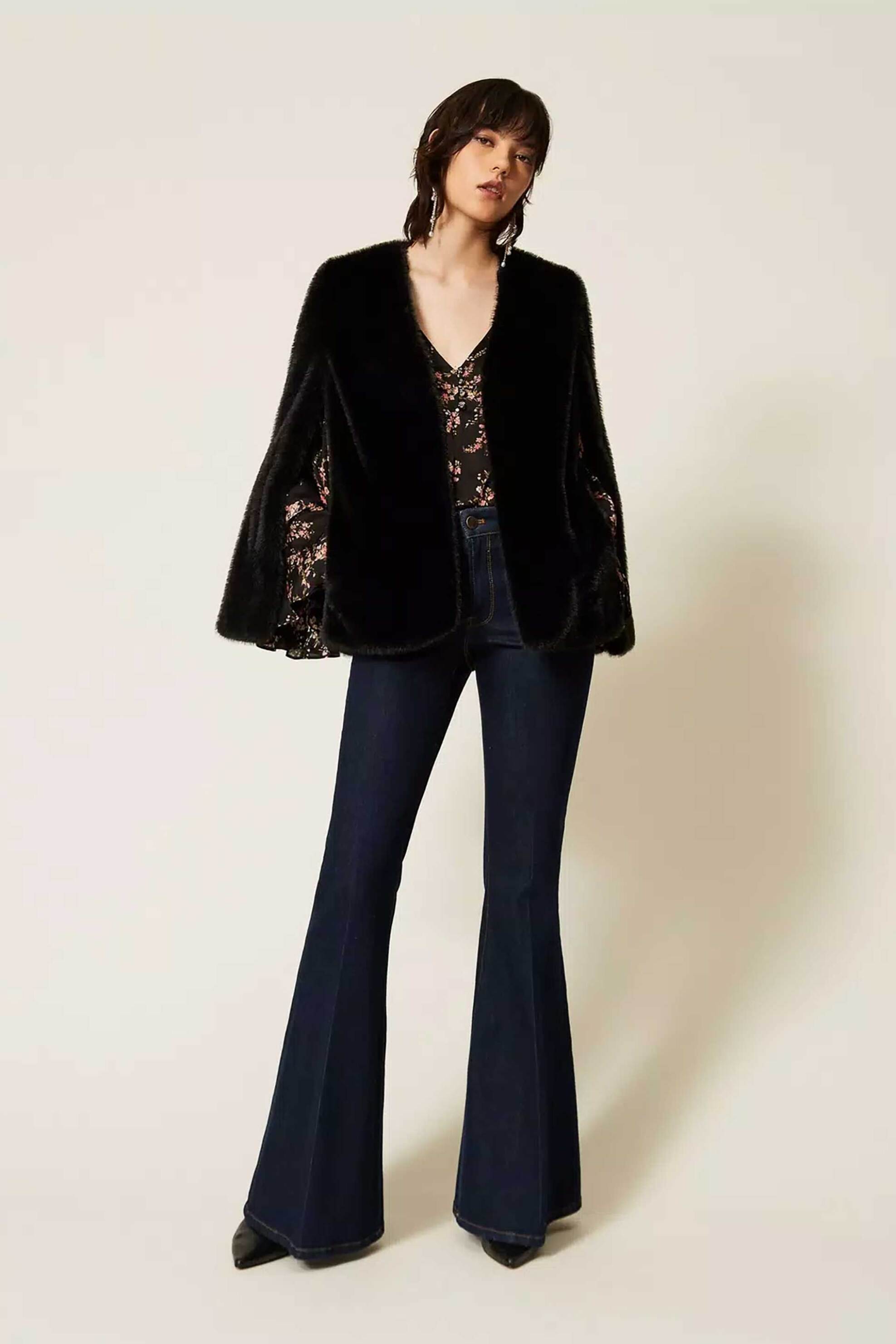 Twinset γυναικείο παντελόνι Flared Fit