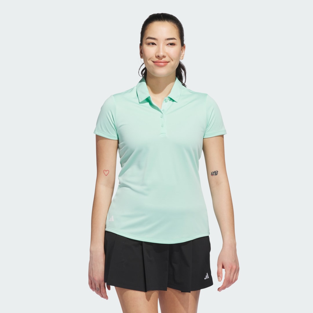 Women's Solid Performance Short Sleeve Polo Shirt