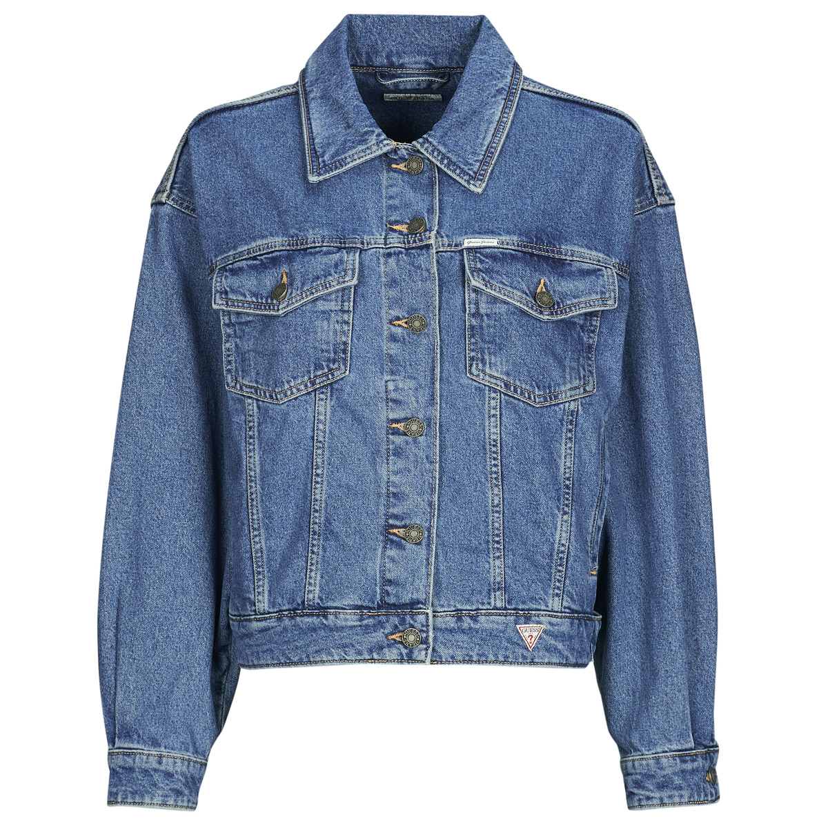 Τζιν Μπουφάν/Jacket Guess OVERSIZE TRUCKER JACKET