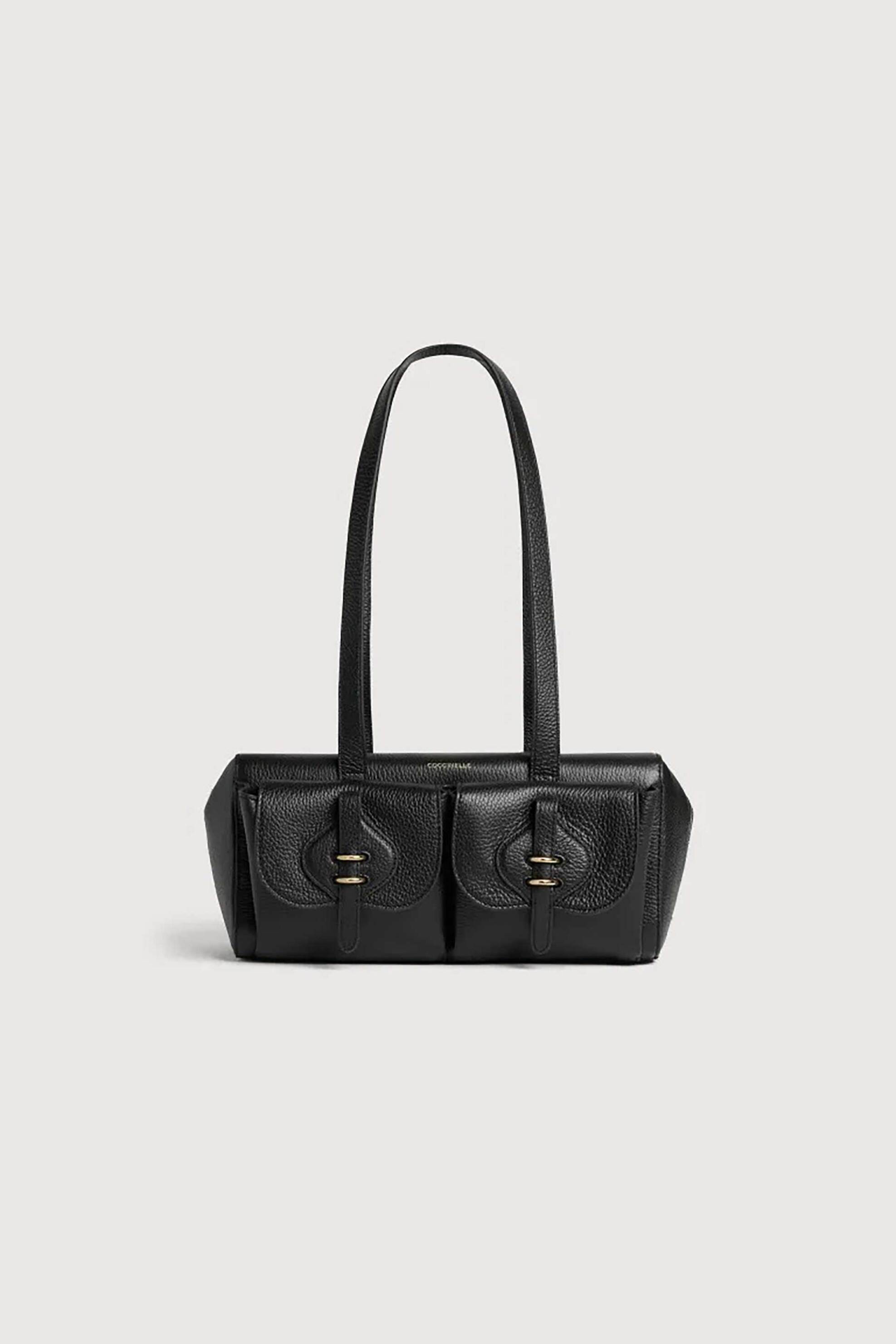 Coccinelle γυναικεία δερμάτινη τσάντα ώμου "Mavery Pocket Medium"
