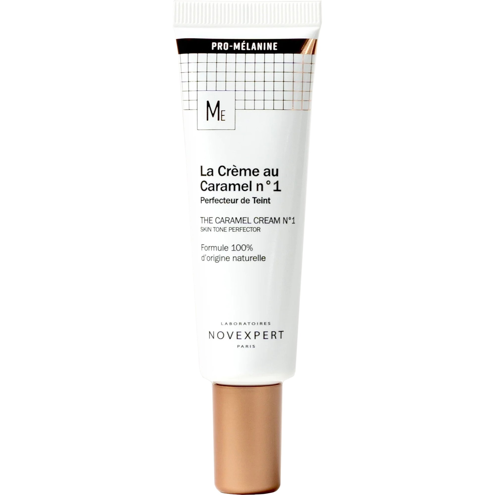 Novexpert Pro-Melanine The Caramel Cream Κρέμα Λάμψης για Όλους τους Τύπους Δέρματος με Χρώμα 30ml - No1
